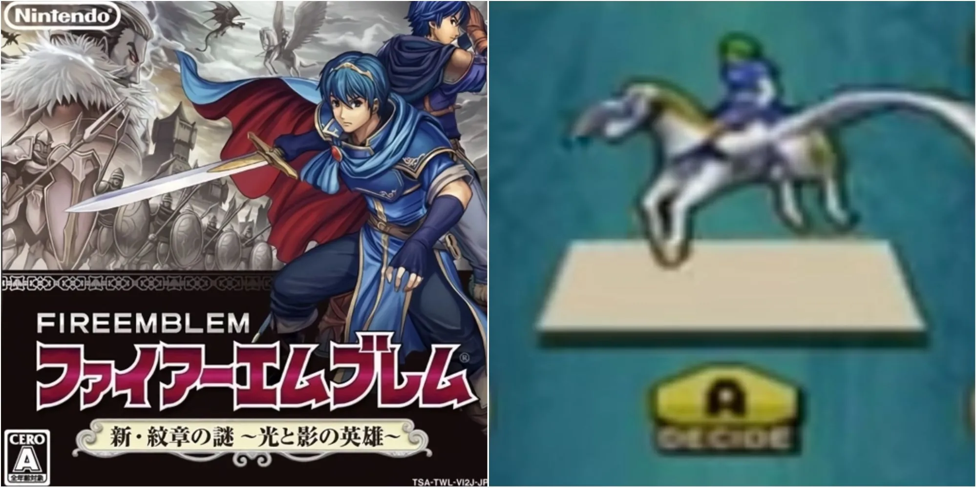 Ảnh bìa Fire Emblem: New Mystery Of The Emblem với hình ảnh Pegasus Knight, bản remake gây tranh cãi về cốt truyện