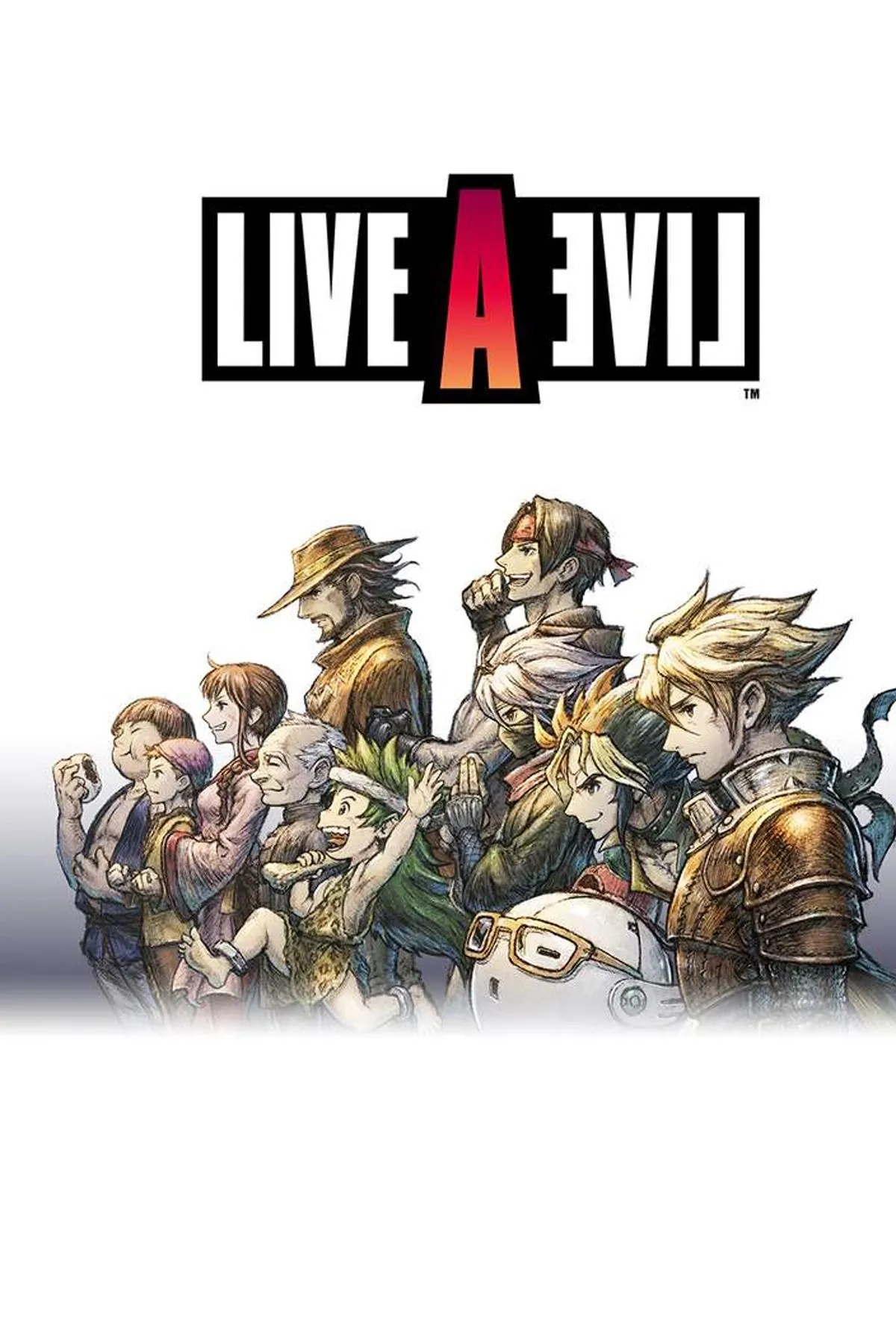 Ảnh bìa game Live A Live, một JRPG độc đáo với nhiều cốt truyện khác nhau