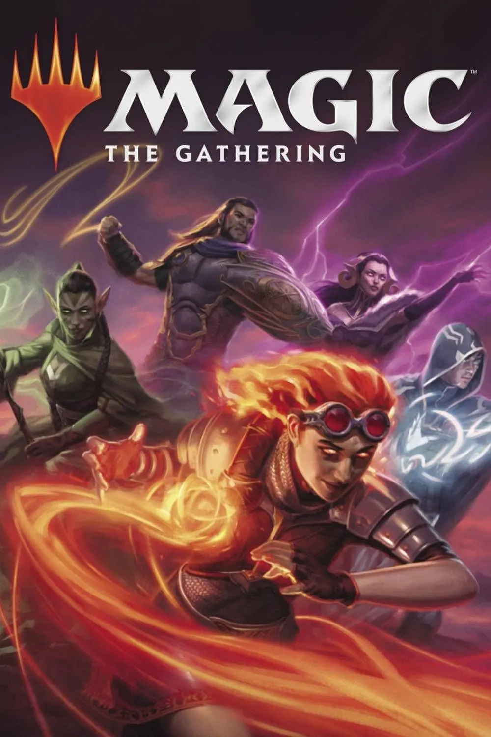 Ảnh bìa game Magic The Gathering với các nhân vật đặc trưng