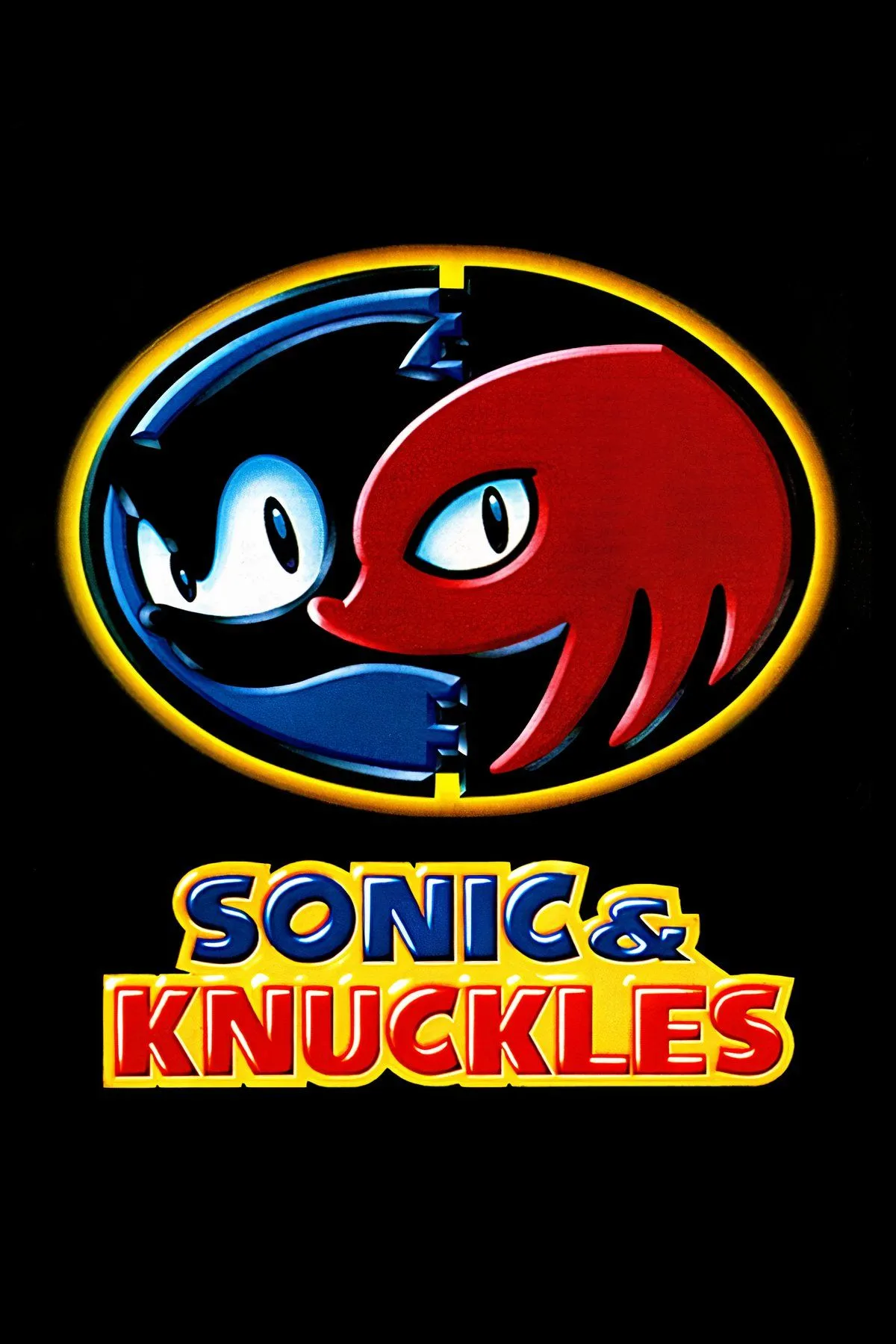 Bìa game Sonic &amp; Knuckles, gợi nhớ những màn chơi cổ điển đỉnh cao như Angel Island và Sky Sanctuary