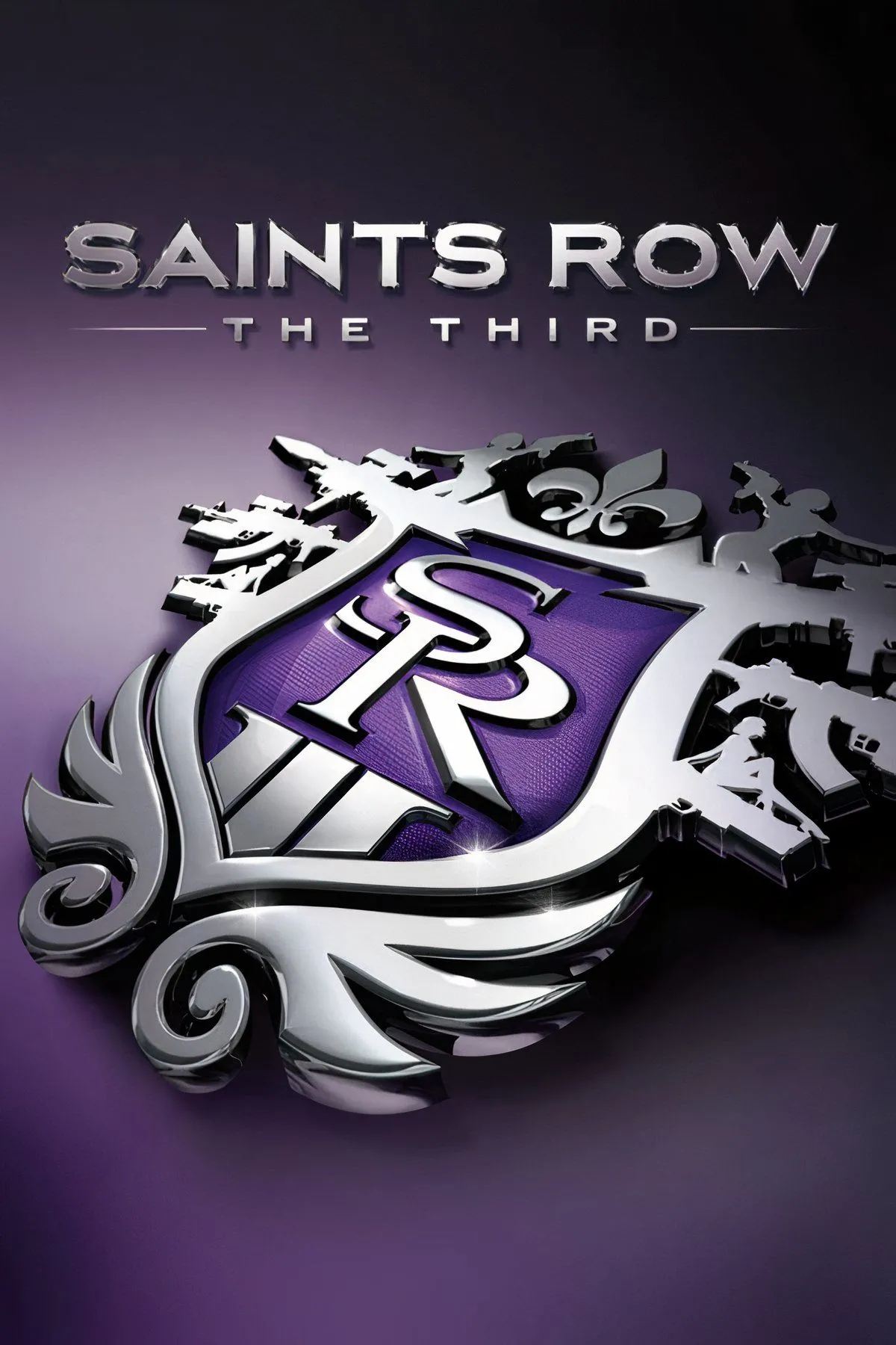 Bìa nghệ thuật game Saints Row The Third Remastered với các thành viên băng đảng Saints