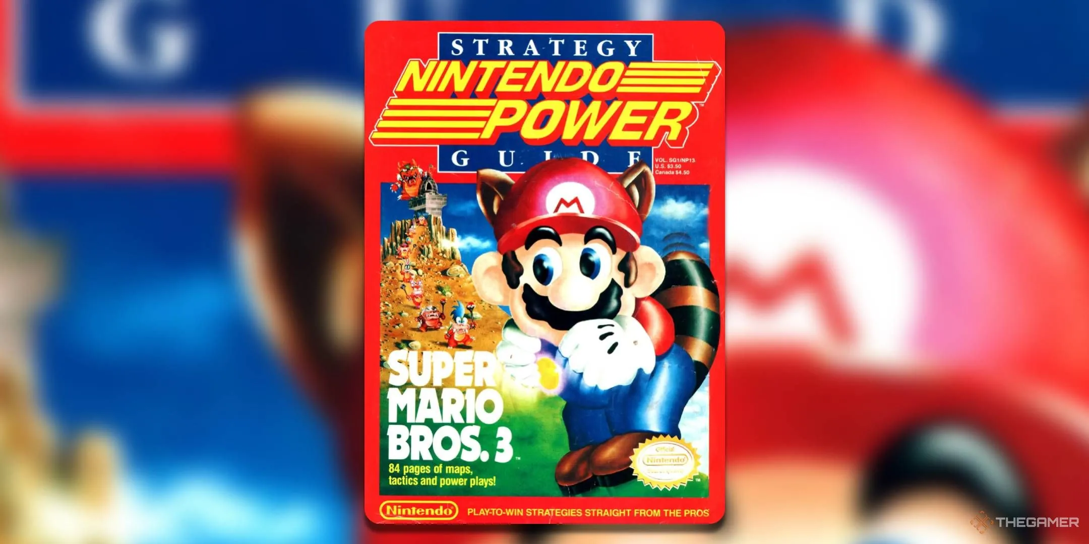 Bìa tạp chí Nintendo Power số 13 tháng 6 năm 1990, chuyên về hướng dẫn chiến thuật Super Mario Bros 3