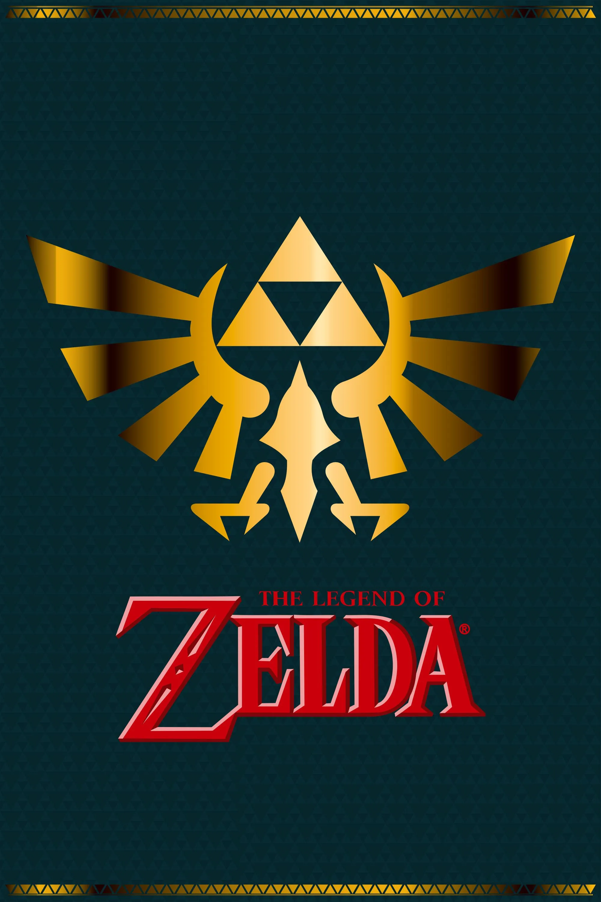 Biểu tượng logo và nhân vật trong series game The Legend of Zelda của Nintendo