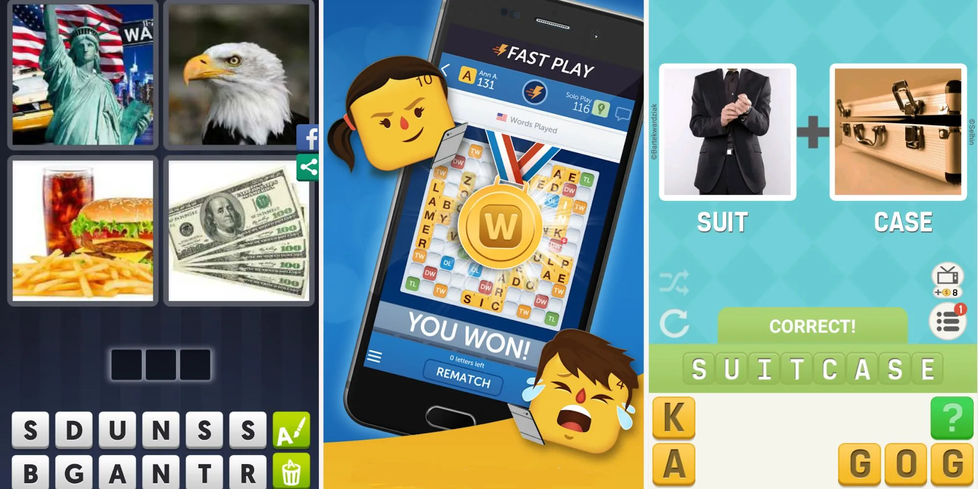 Các biểu tượng game chữ trên điện thoại di động, giúp game thủ thư giãn và cải thiện vốn từ vựng mỗi ngày.