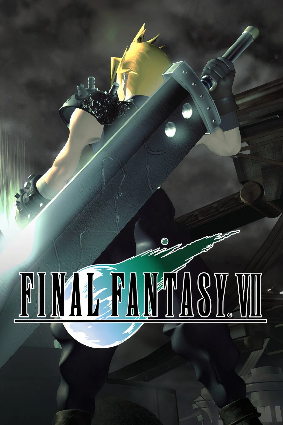 Chân dung nhân vật Cait Sith trong game Final Fantasy VII Remake, một con mèo đen đội vương miện cưỡi trên một con Mog khổng lồ.