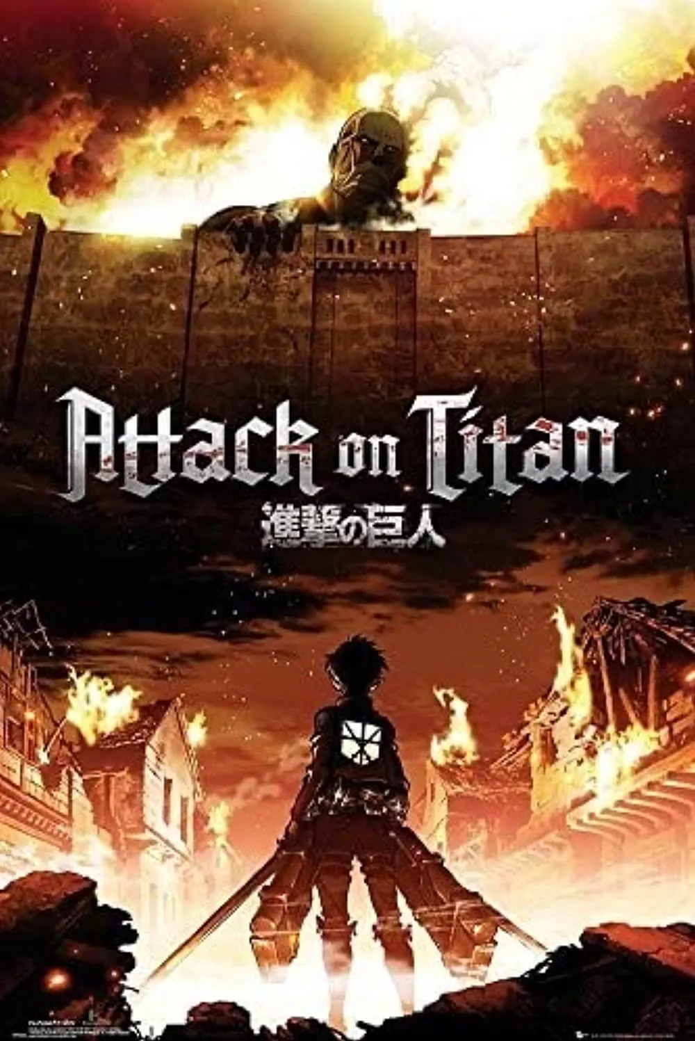 Eren Yeager và dàn nhân vật chính đối mặt với những Titan khổng lồ trong Attack on Titan