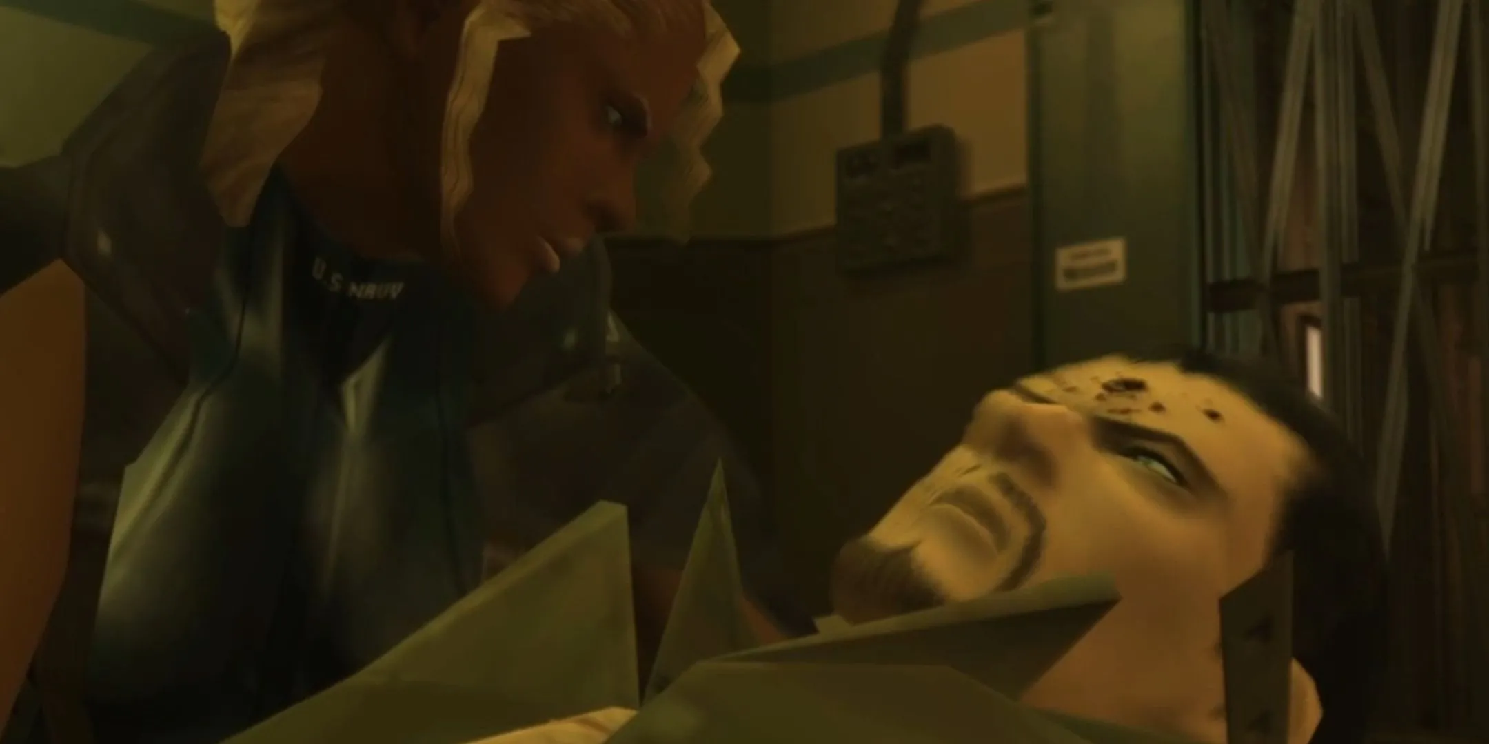 Fortune ôm Vamp trong Metal Gear Solid 2