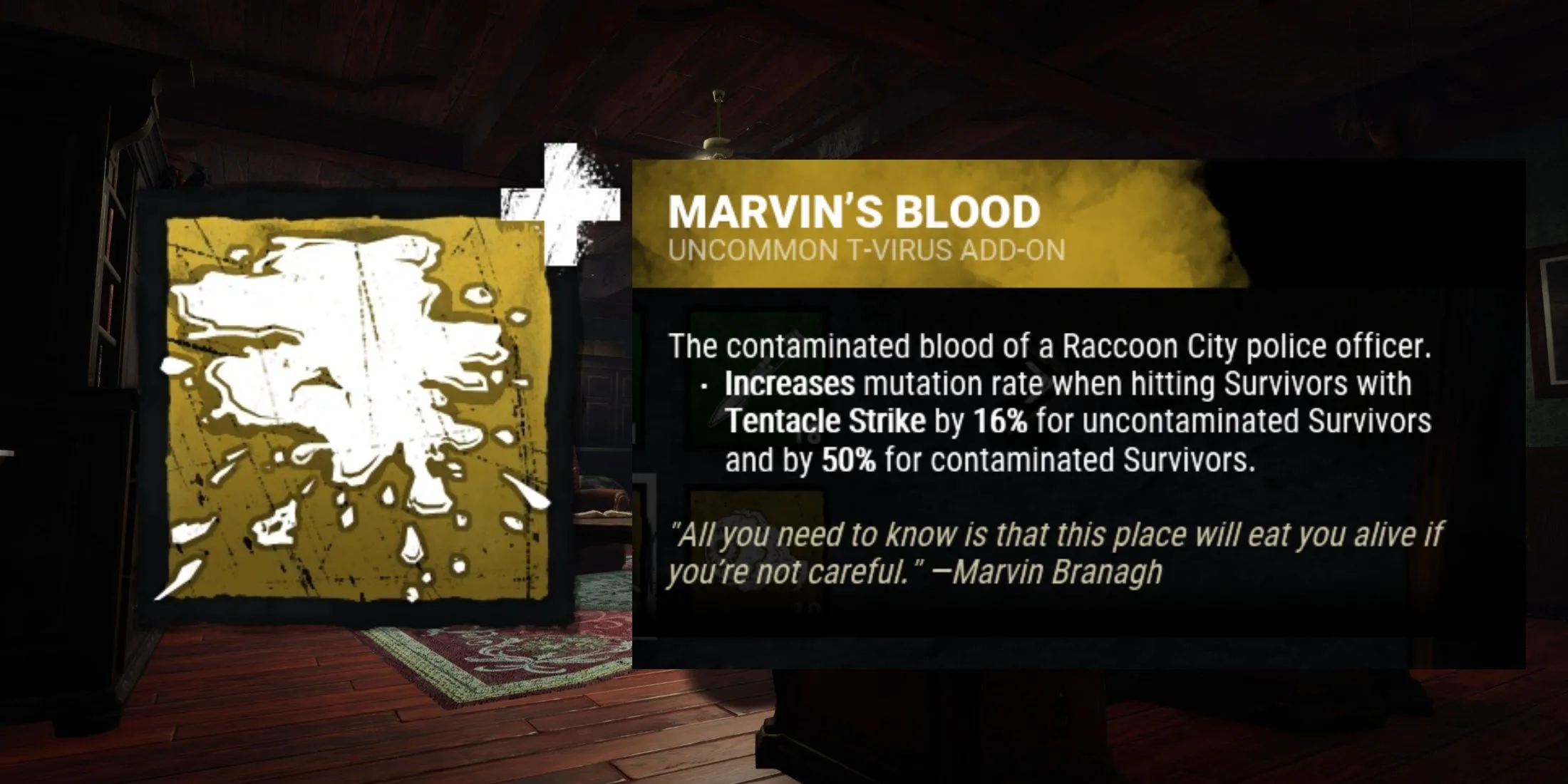 Hình ảnh Add-on Marvin's Blood trong Dead by Daylight