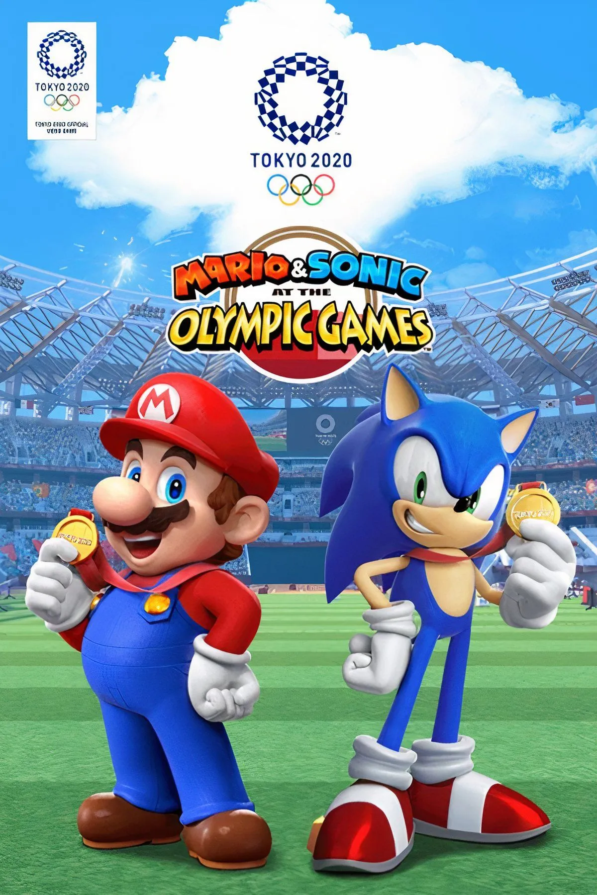 Hình ảnh tổng hợp về thông tin và đánh giá của game Mario &amp; Sonic Olympic Games Tokyo 2020