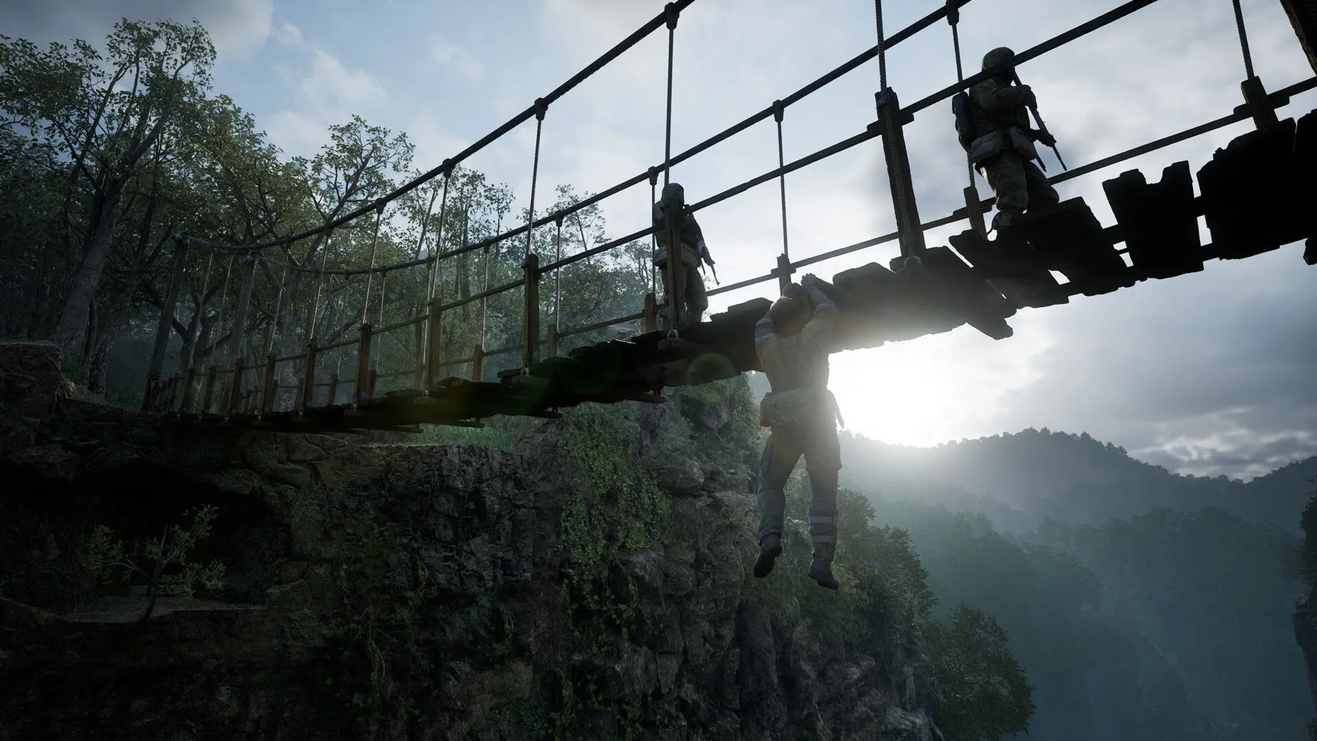 Hình ảnh từ Metal Gear Solid Delta: Snake Eater remake, được phát triển trên nền tảng Unreal Engine 5, thể hiện chi tiết môi trường và nhân vật.