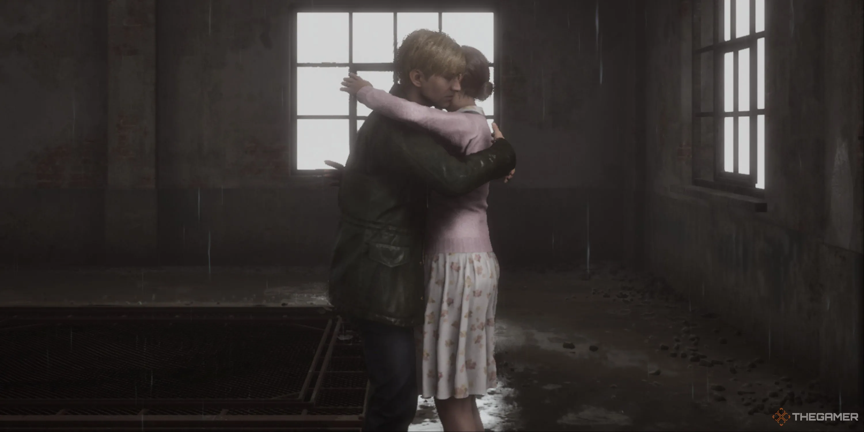 James Sunderland ôm Mary trong Silent Hill 2, hình ảnh đầy ám ảnh về tình yêu và sự thật trần trụi