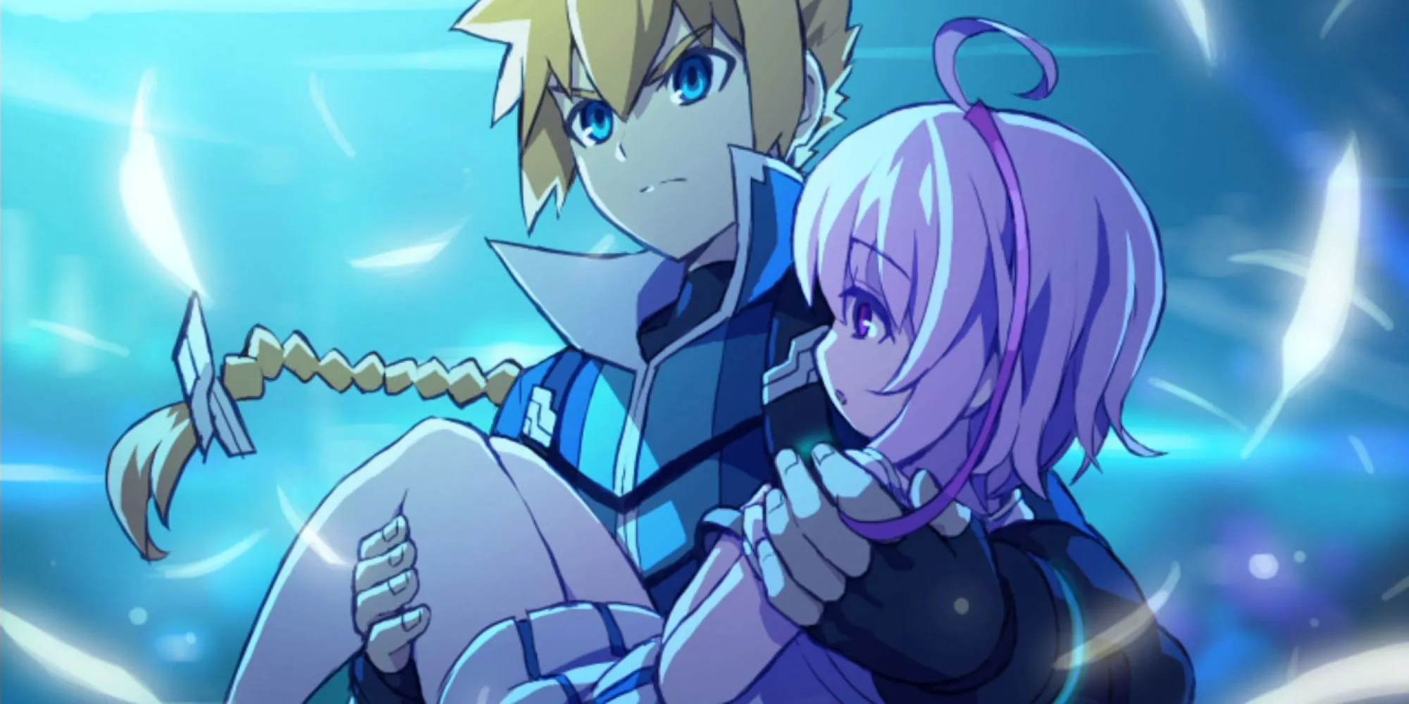 Kirin chiến đấu trong Azure Striker Gunvolt 3 với hiệu ứng ánh sáng được cải thiện