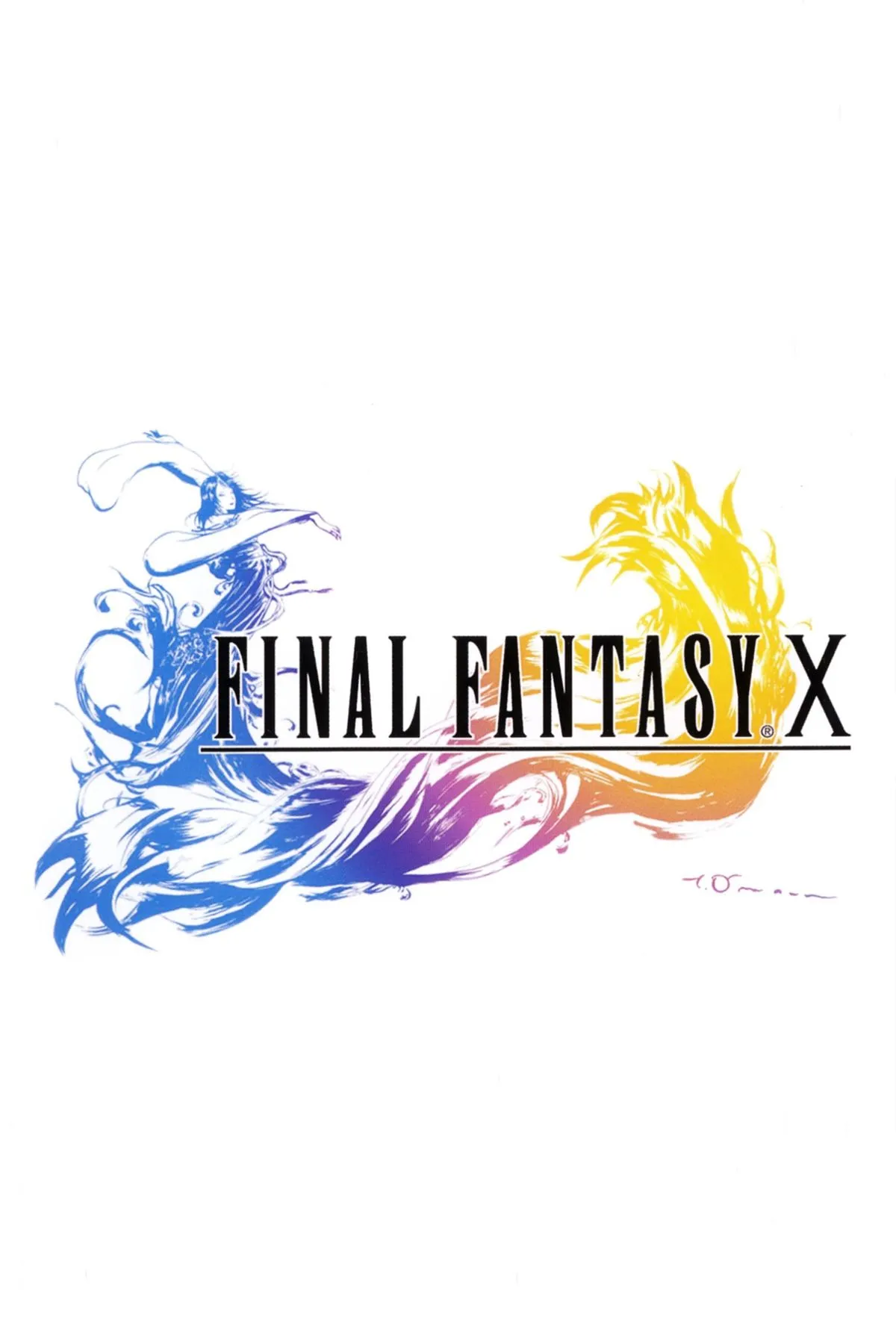 Màn hình giới thiệu game Final Fantasy X với logo game và các thông tin chi tiết về game.