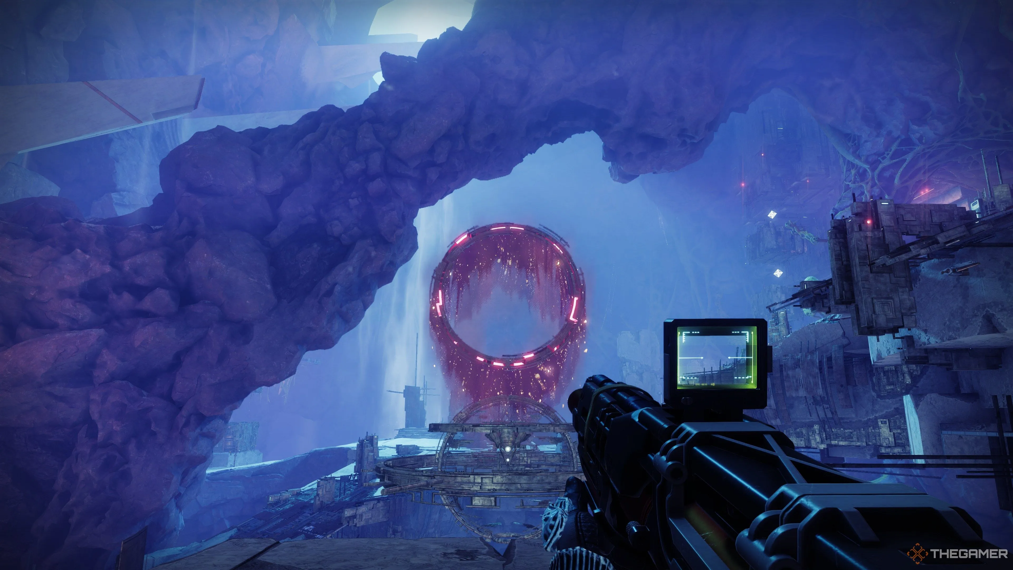 Màu cổng dịch chuyển hỗ trợ cơ chế Boss Iatros Destiny 2