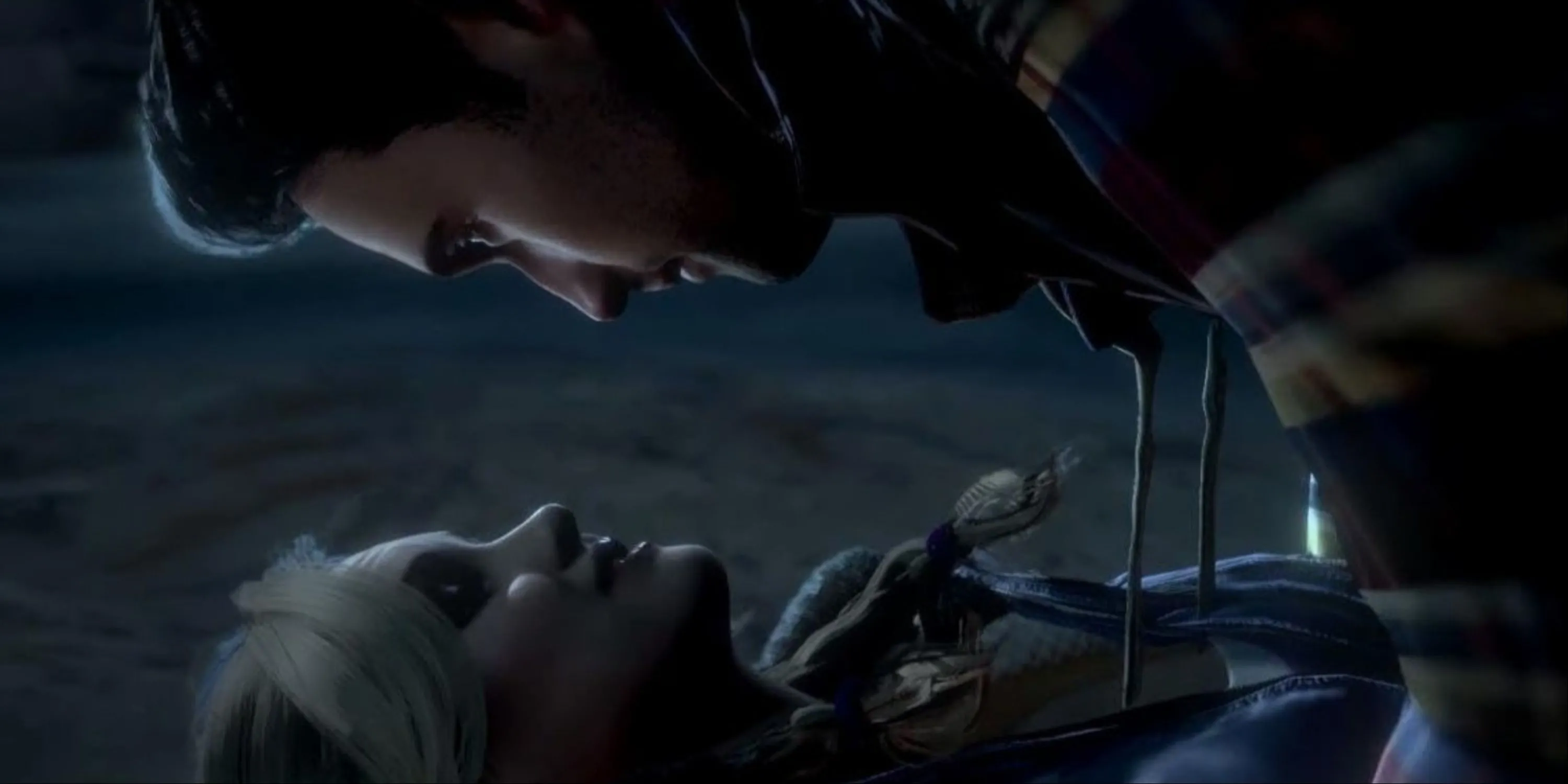 Mike và Jessica tình tứ trong Until Dawn, thể hiện tình yêu nồng cháy của cặp đôi game