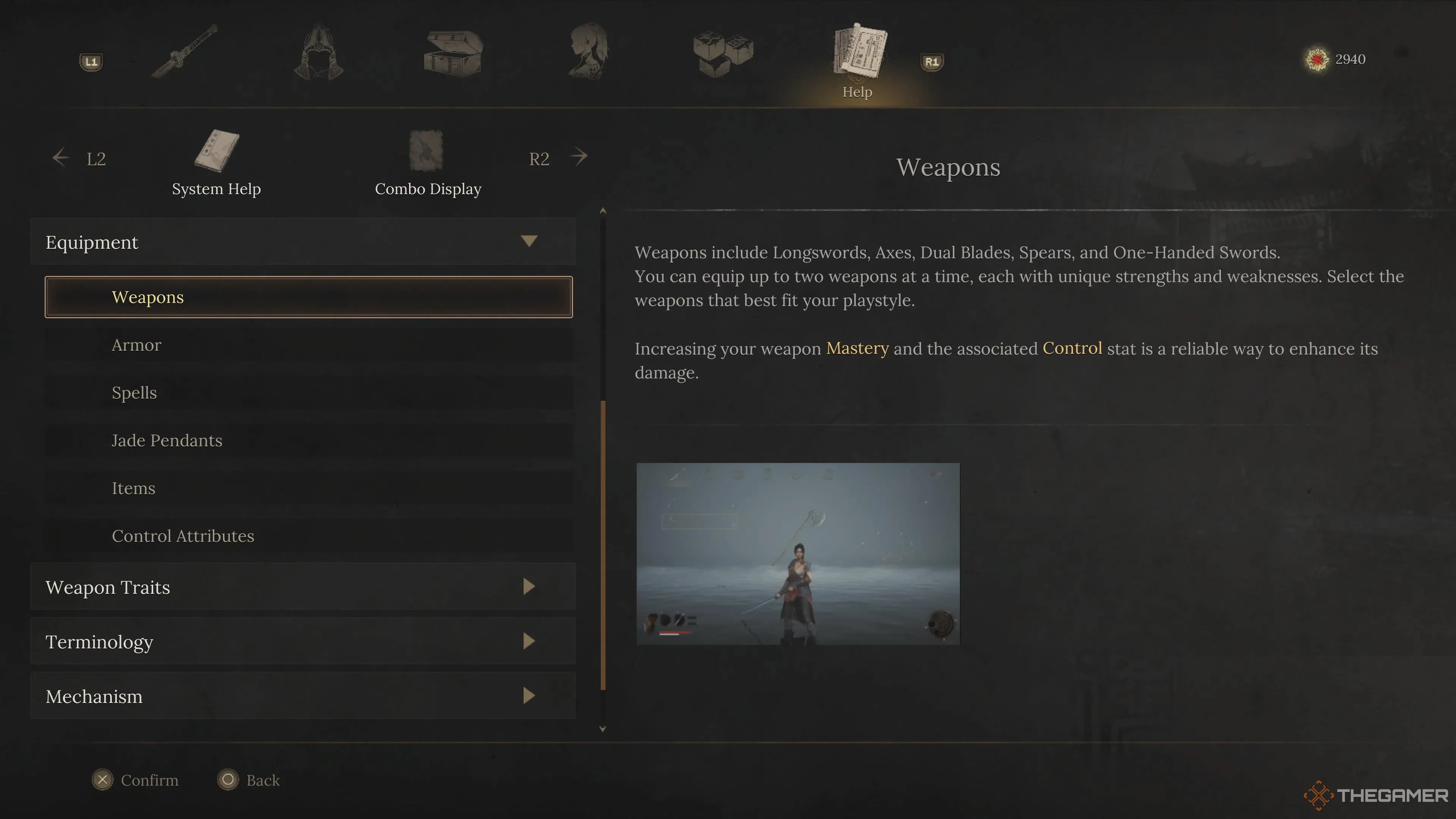 Mô tả cơ chế Weapon Mastery và Control multiplier trong Wuchang: Fallen Feathers, giải thích cách nâng cấp sức mạnh vũ khí tổng thể
