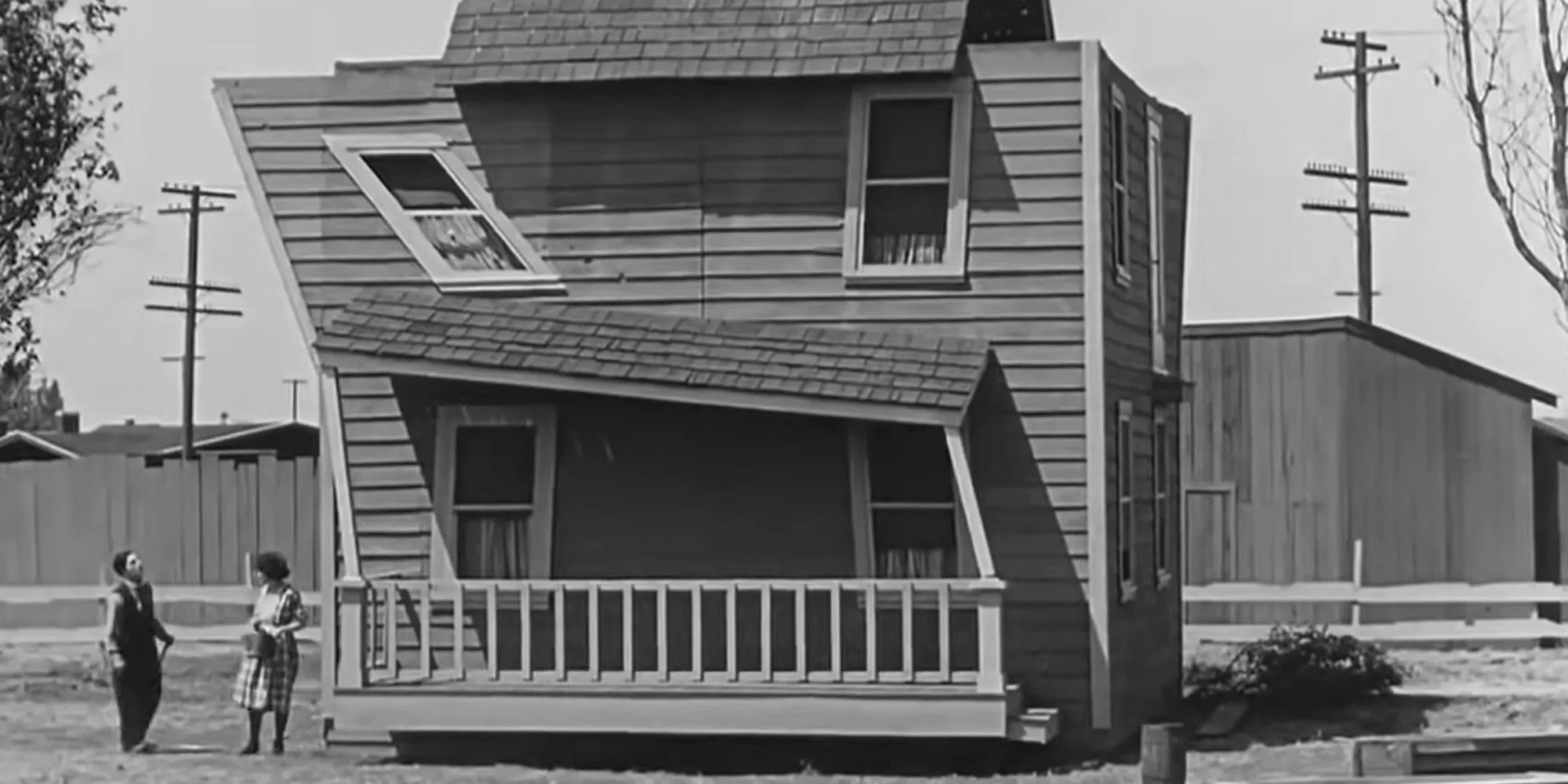 Một cảnh hài hước từ phim câm kinh điển One Week với Buster Keaton