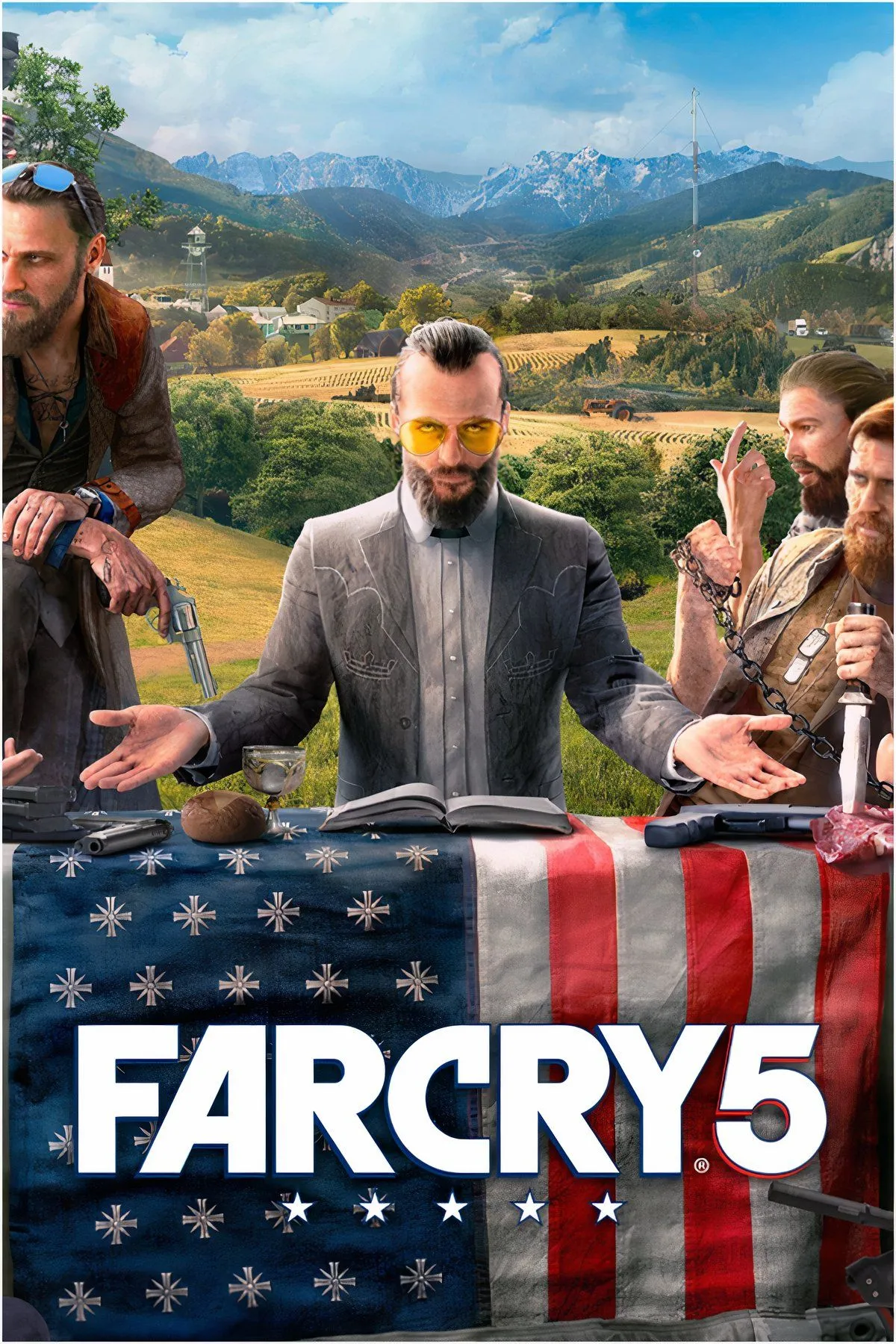 Một chiến binh kháng chiến đối đầu với giáo phái Project at Eden's Gate trong Far Cry 5