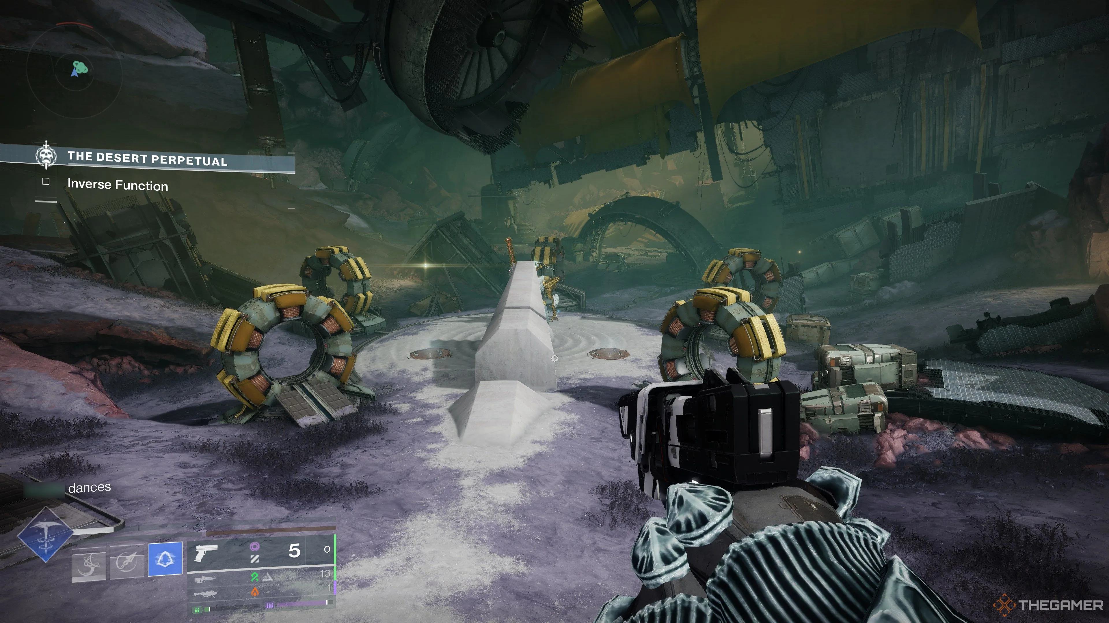 Năm vòng tròn cơ chế chính trong Encounter Agraios Destiny 2