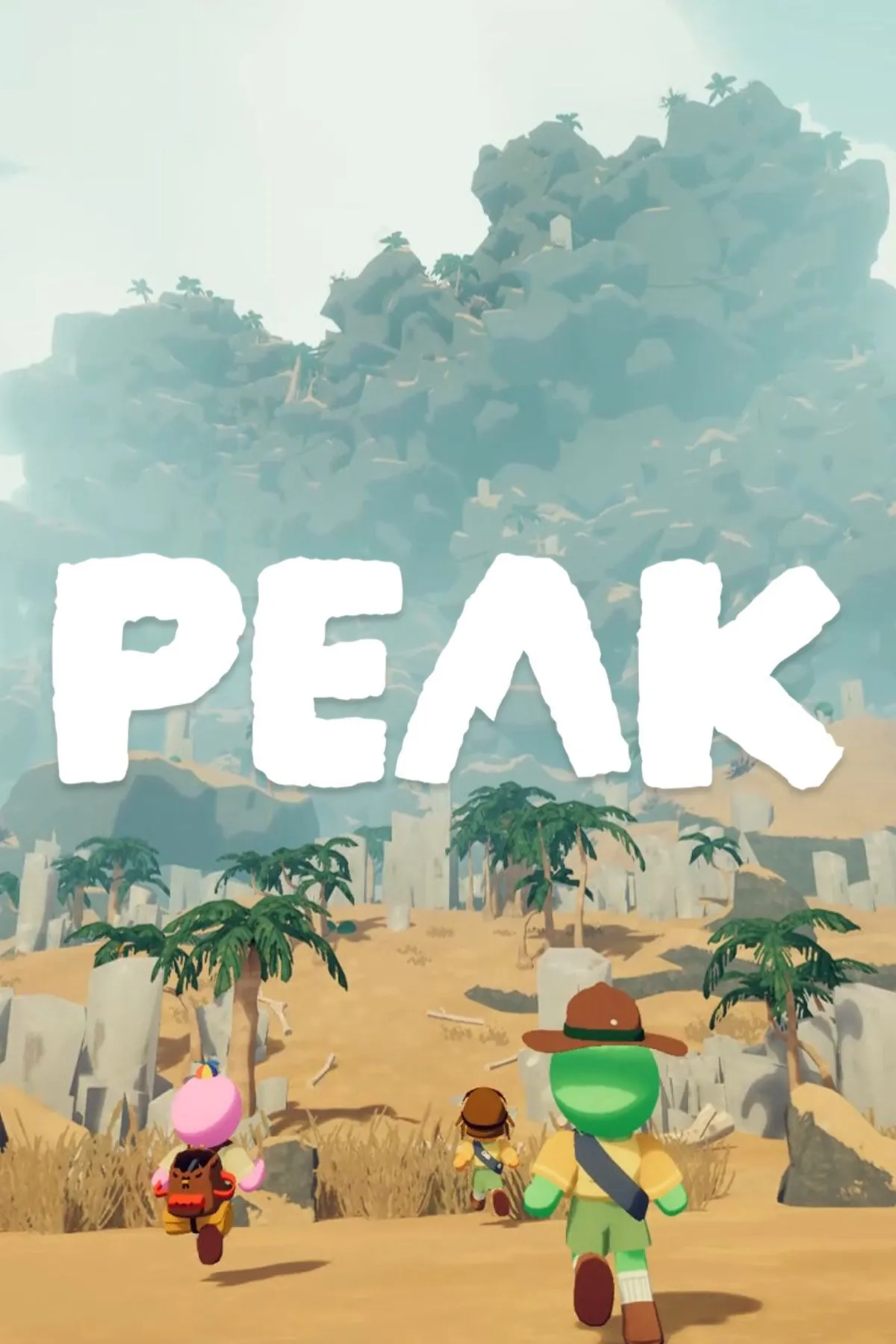 Nhóm bạn đang cùng nhau chinh phục những đỉnh núi trong game Peak