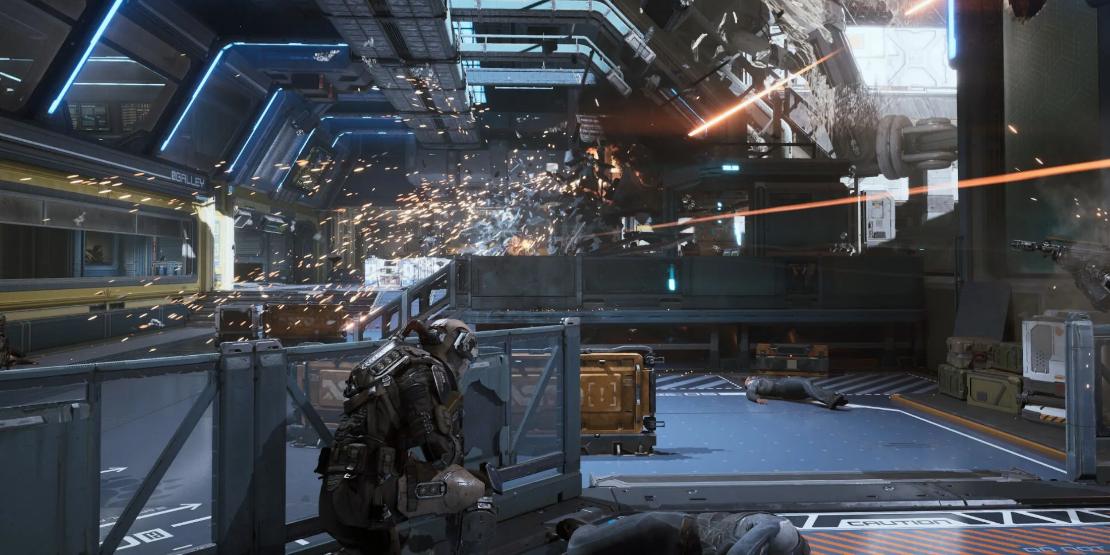 Phi thuyền chiến đấu đầy mạnh mẽ trong vũ trụ The Expanse: Osiris Reborn.