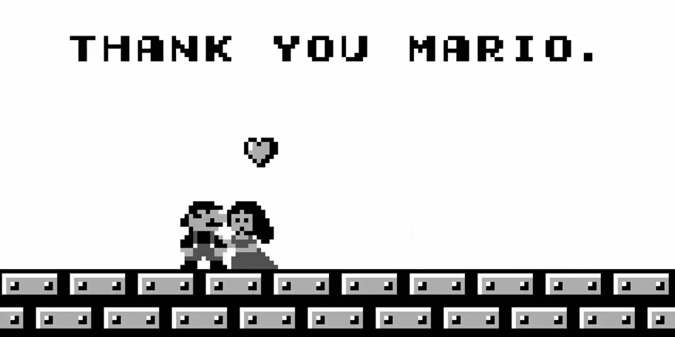 Princess Daisy cảm ơn Mario vì đã giải cứu cô trong Super Mario Land.