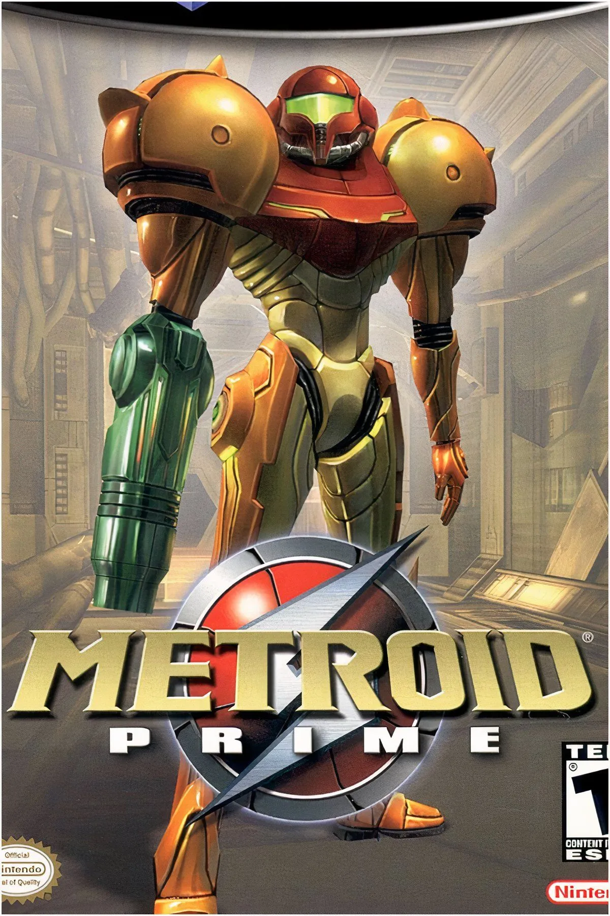 Samus Aran trong bộ giáp power suit khám phá hành tinh Tallon IV đầy bí ẩn