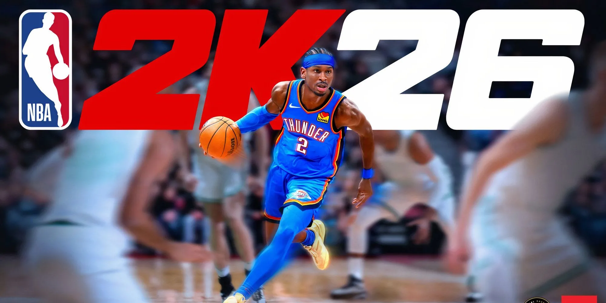 Shai Gilgeous-Alexander trên bìa đĩa NBA 2K26 phiên bản Standard