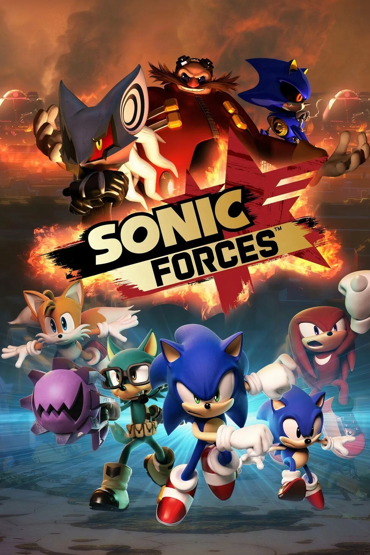 Sonic và nhóm bạn trong Sonic Forces đối đầu kẻ thù, minh họa cốt truyện hấp dẫn và khả năng tạo nhân vật riêng trên Switch 2