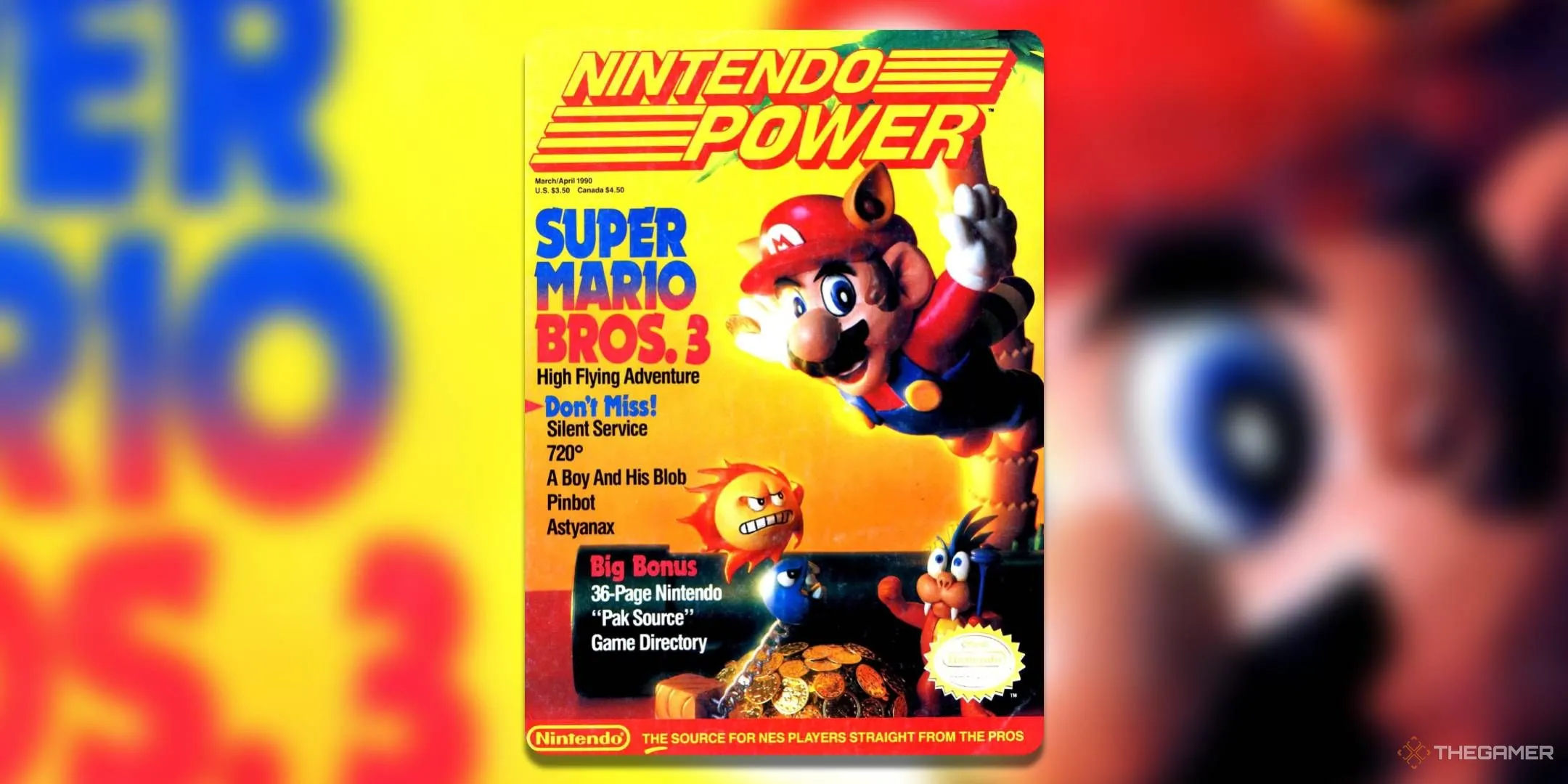 Tạp chí Nintendo Power số 11 với bìa là tựa game kinh điển Super Mario Bros 3 trên hệ máy NES