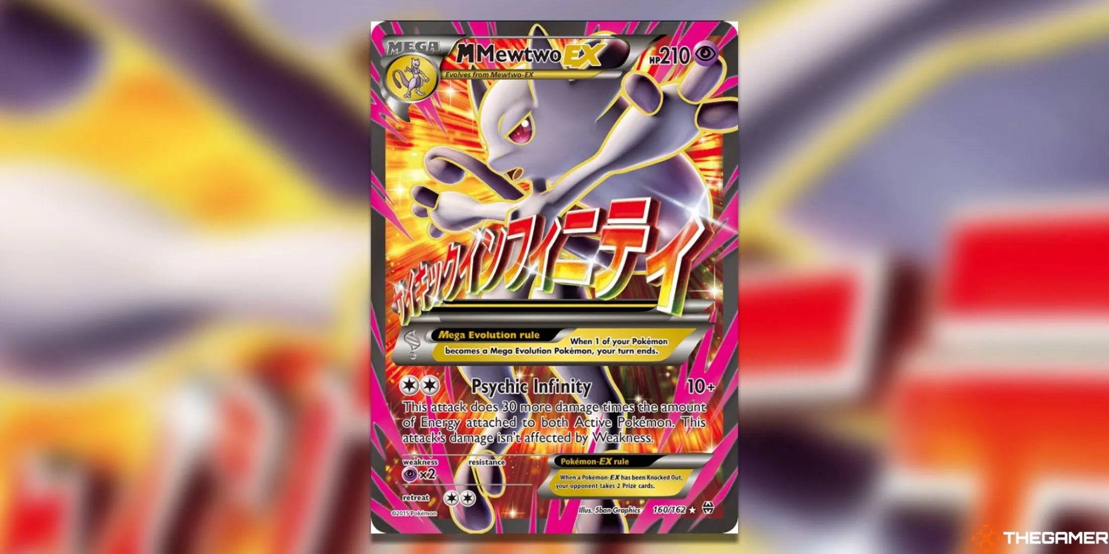 Thẻ bài Mega Mewtwo đầy sức mạnh từ bộ BREAKthrough trong Pokémon TCG