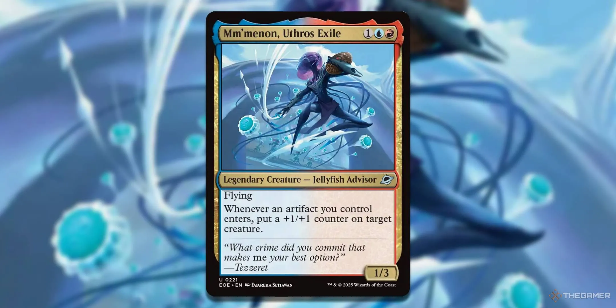 Thẻ bài Mm'menon, Uthros Exile, Commander Voltron mạnh mẽ với hiện vật