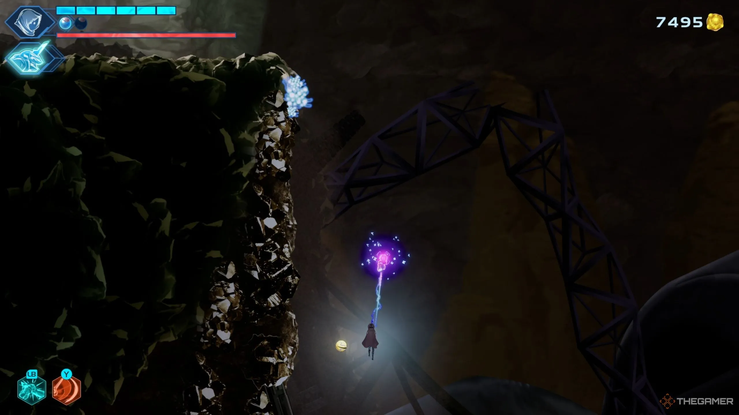 Vật phẩm grapple nhận được sau khi đánh bại boss Pink G-Host Guileness Laia trong Shadow Labyrinth