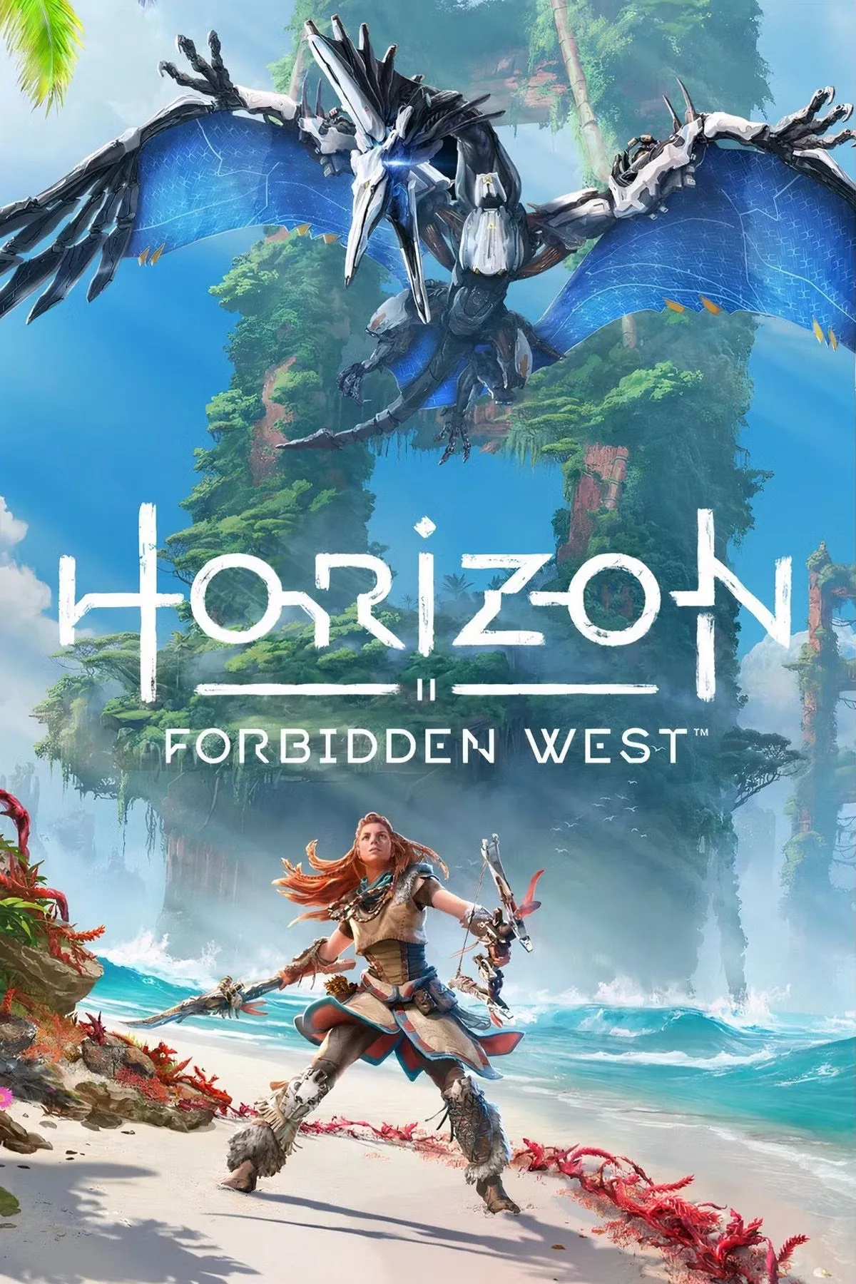 Ảnh bìa Horizon Forbidden West với Aloy sẵn sàng cho cuộc phiêu lưu, biểu tượng cho sự đổi mới không ngừng của dòng game.