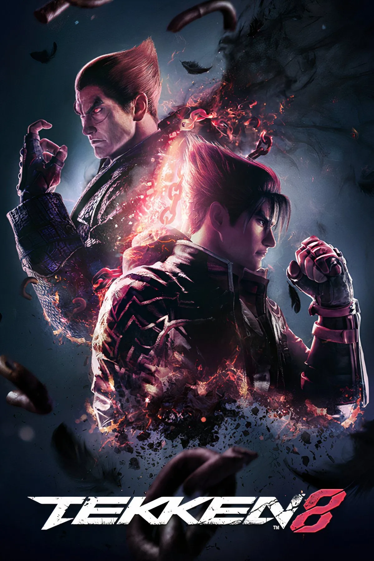 Ảnh bìa trang Tekken 8 với các nhân vật nổi bật tạo dáng hùng dũng