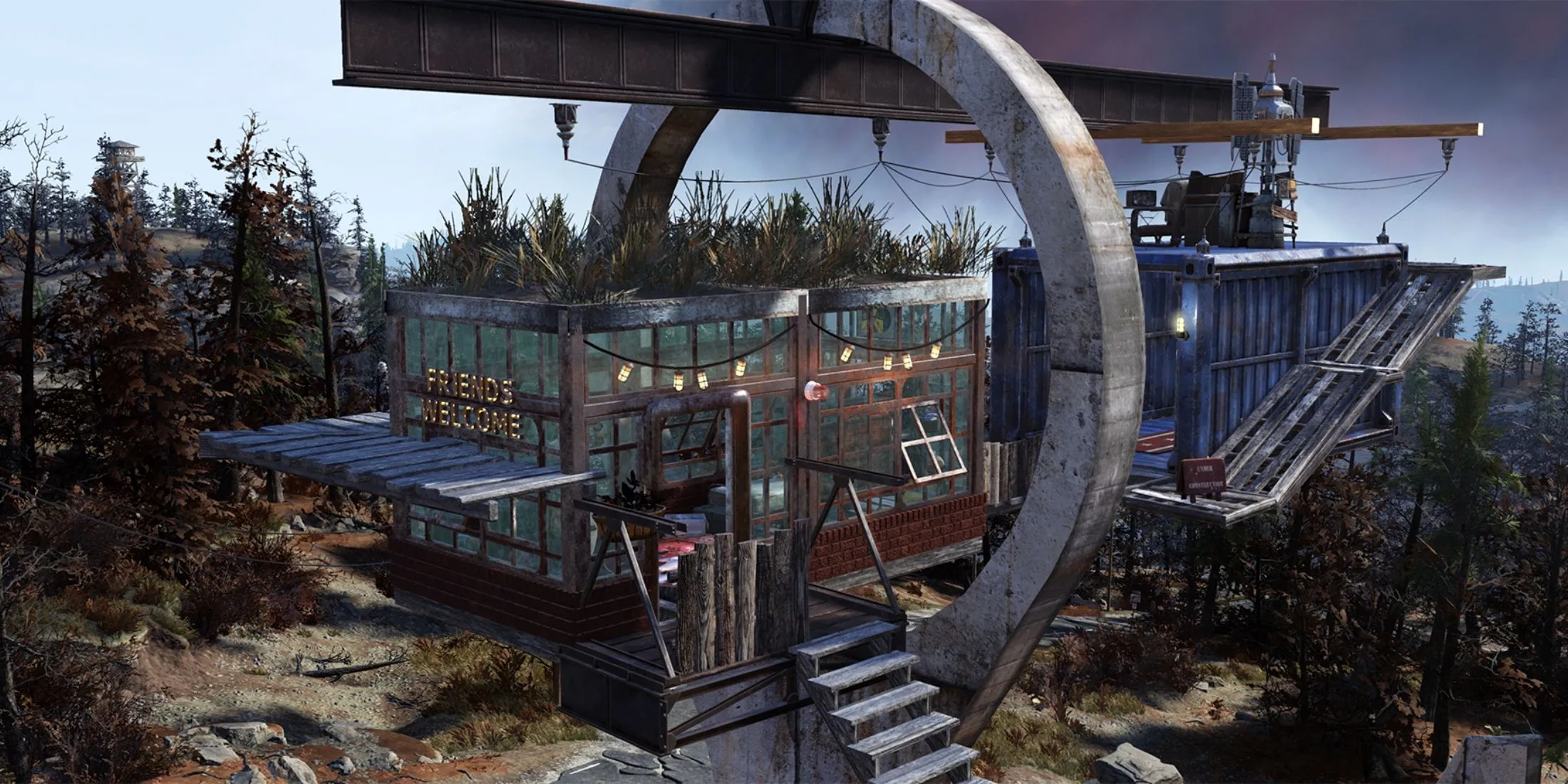 Game thủ Fallout 76 xây dựng căn cứ CAMP độc đáo với quy tắc mới nới lỏng