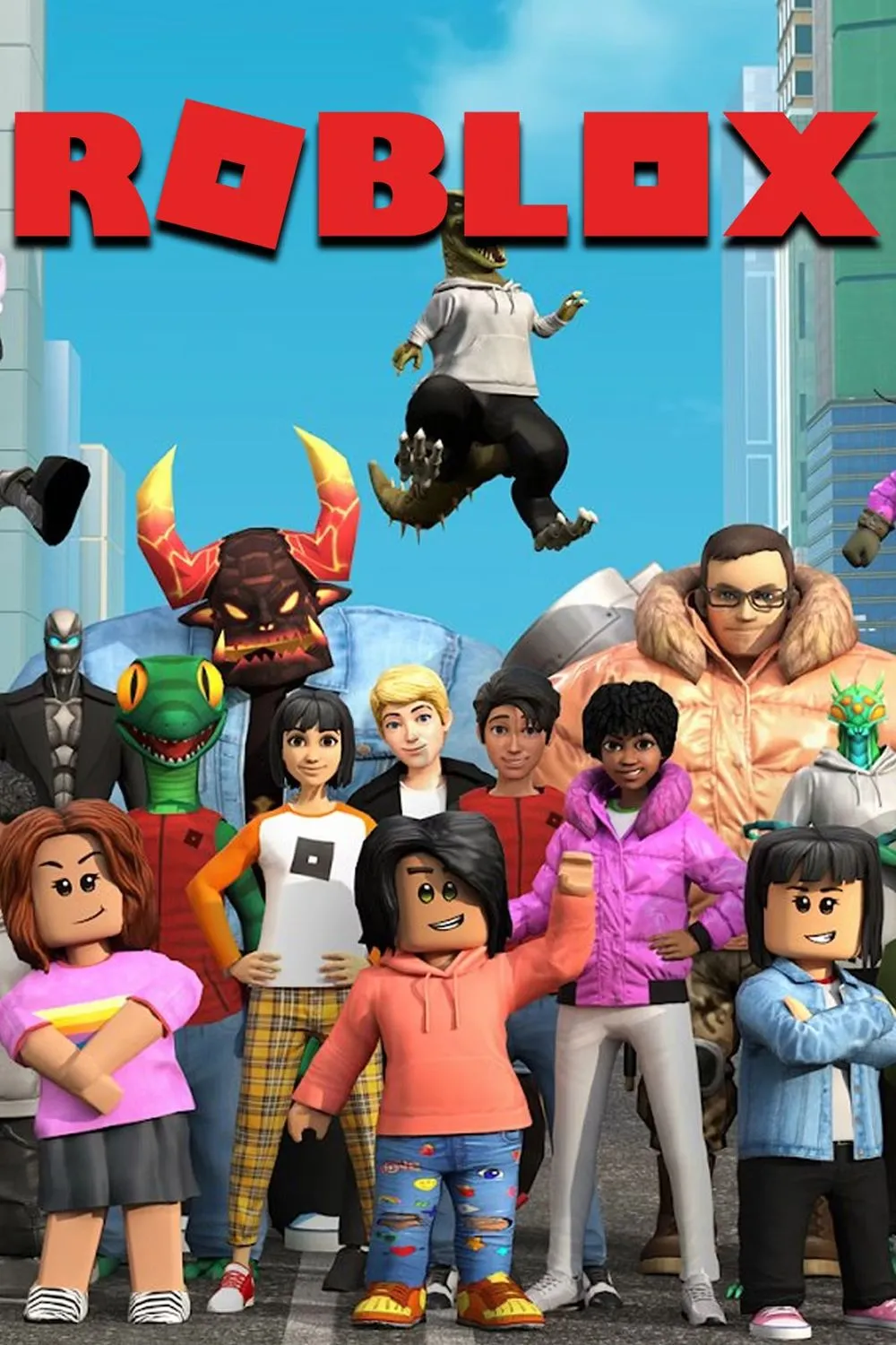 Hình ảnh bìa của Roblox, nền tảng game với hàng triệu thế giới ảo.