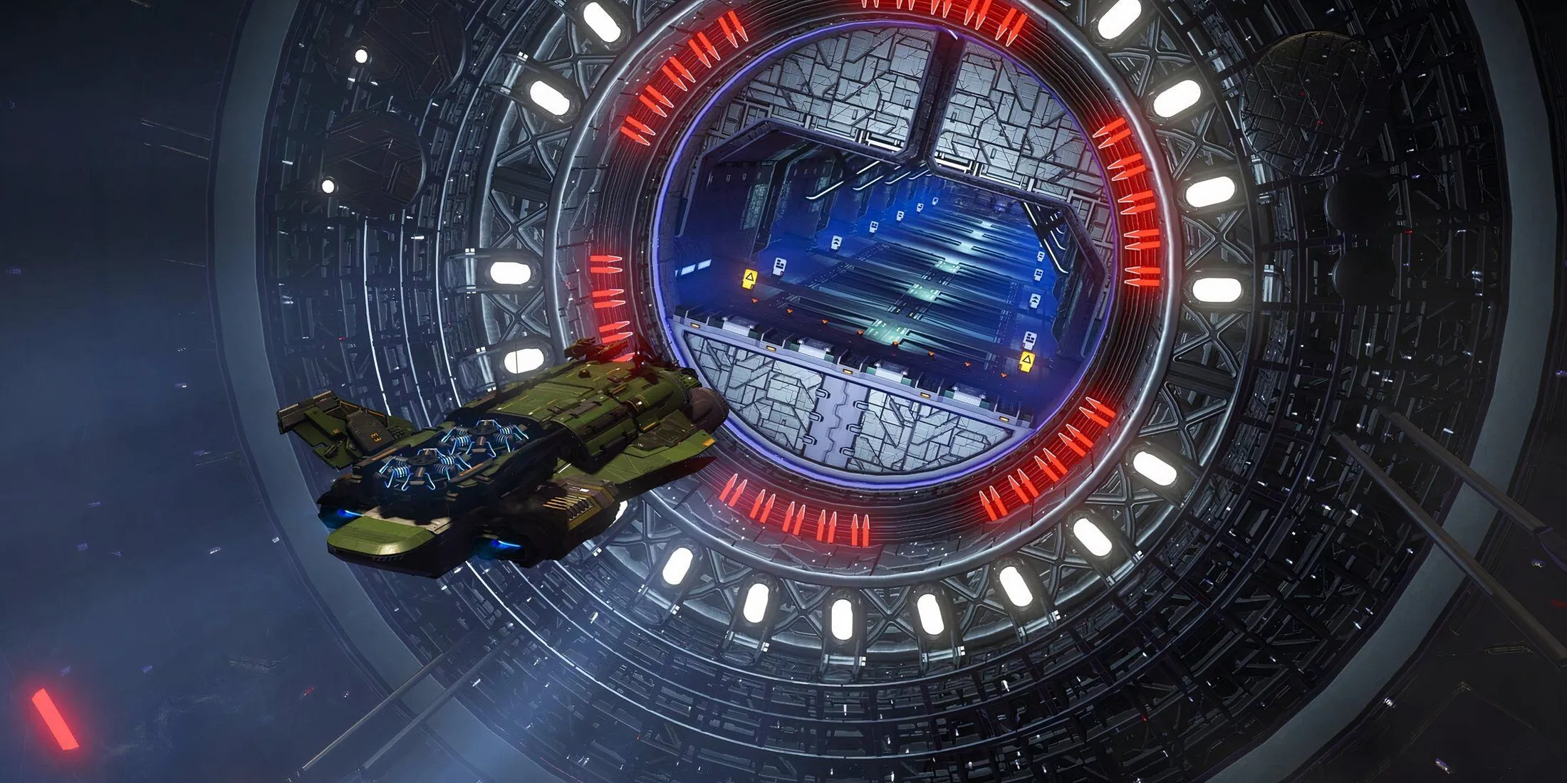 Phi công No Man's Sky đứng cạnh tàu vũ trụ Corvette sau bản cập nhật Voyagers