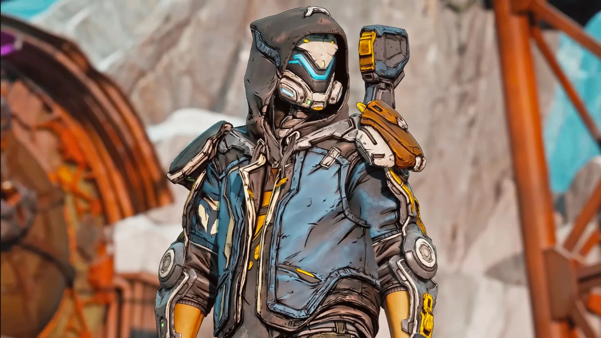 Rafa, một trong bốn Vault Hunter chính của Borderlands 4
