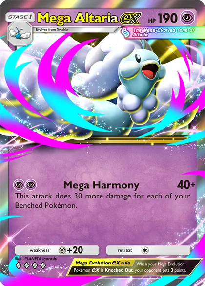 Altaria Mega ex xuất hiện trong bộ Mega Rising của Pokemon TCG Pocket