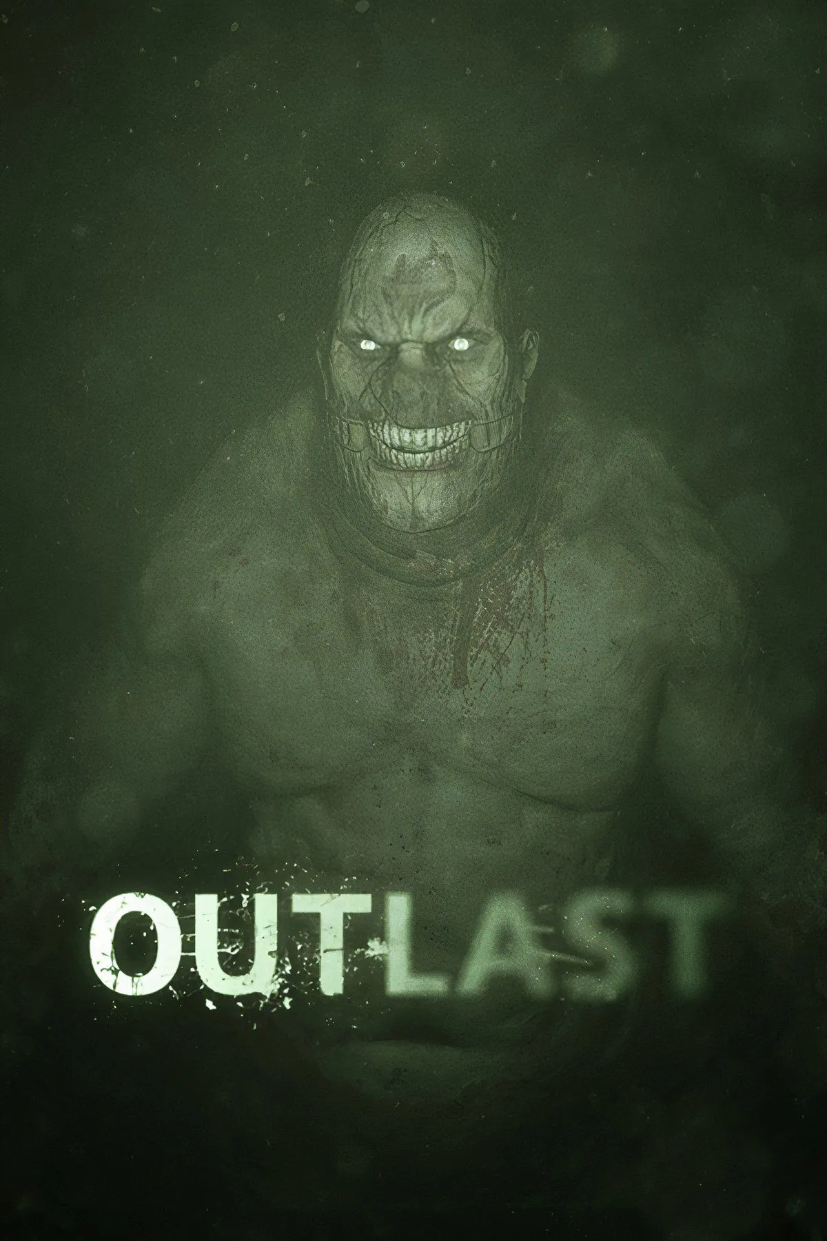 Áp phích Outlast với hành lang bệnh viện u ám