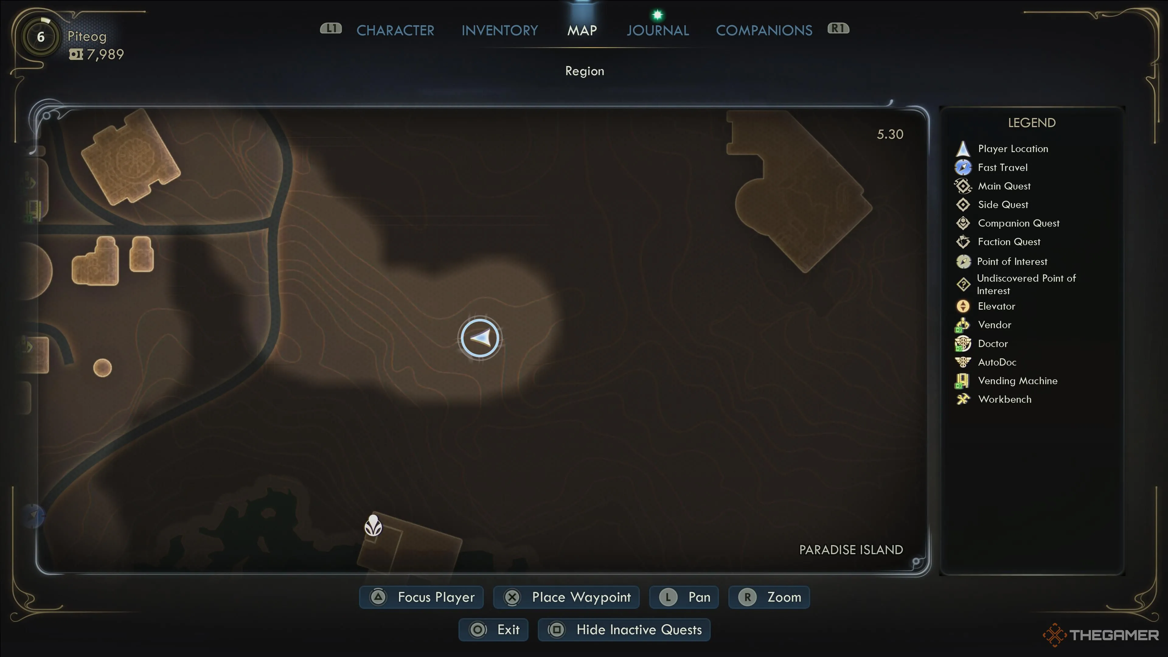 Bản đồ vị trí Betsy Szmuch và khu vực Paradise Island, gần Fairfields, nơi bắt đầu nhiệm vụ khảo sát tài nguyên.