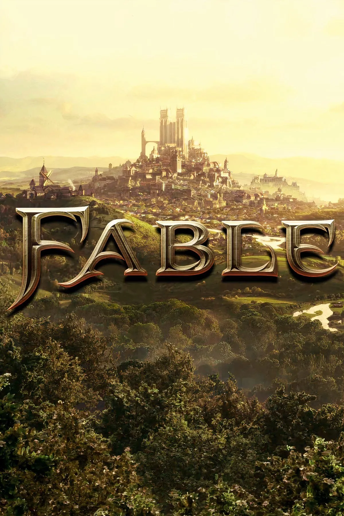 Bìa Fable 2026 với màu sắc tươi sáng, phong cách cổ tích hài hước