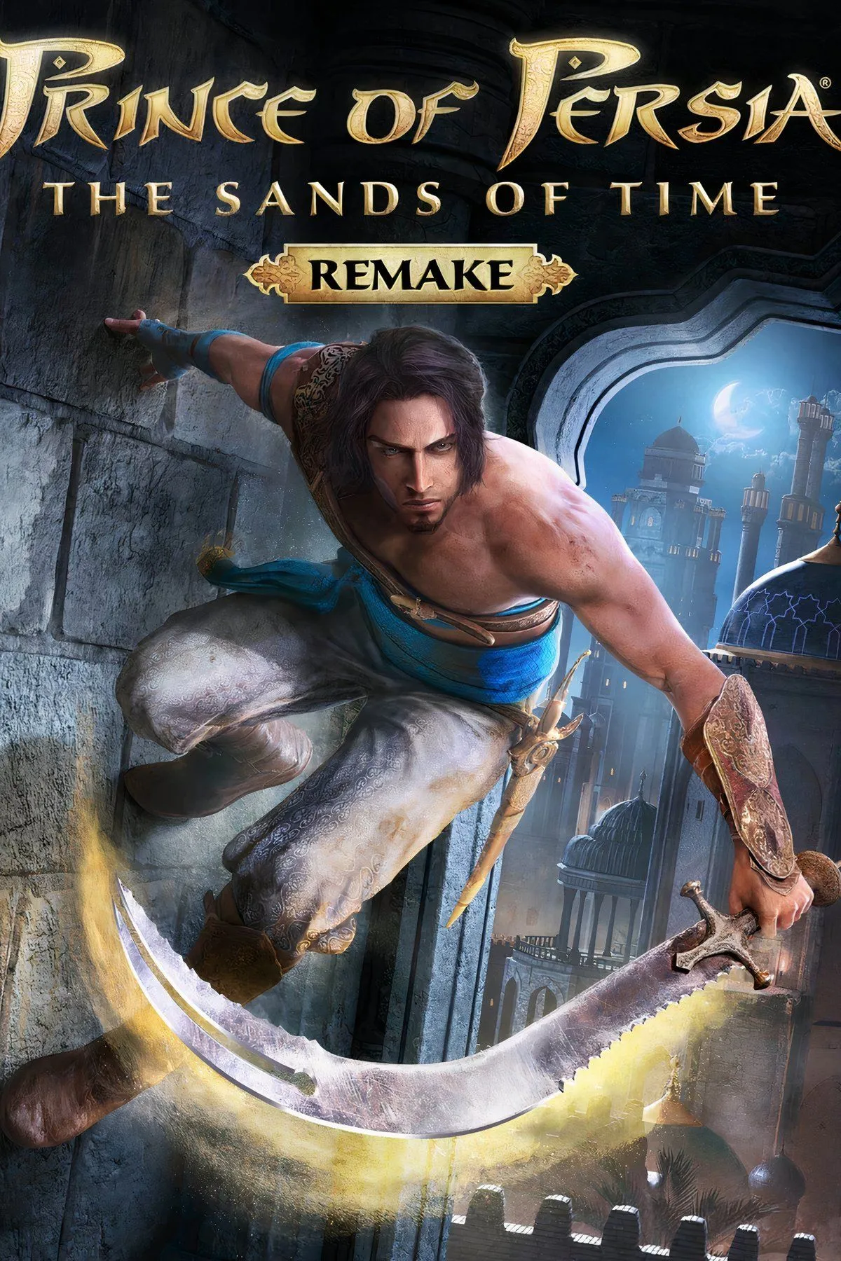 Bìa Prince of Persia remake với tông màu huyền ảo, gợi không khí truyện ngàn lẻ một đêm