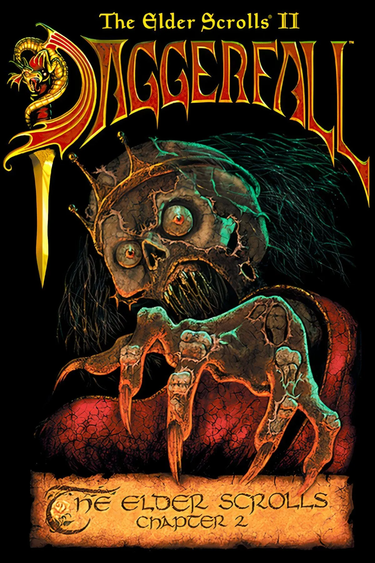 Bìa The Elder Scrolls II: Daggerfall - bản đồ procedural cực lớn ~63.000 dặm vuông