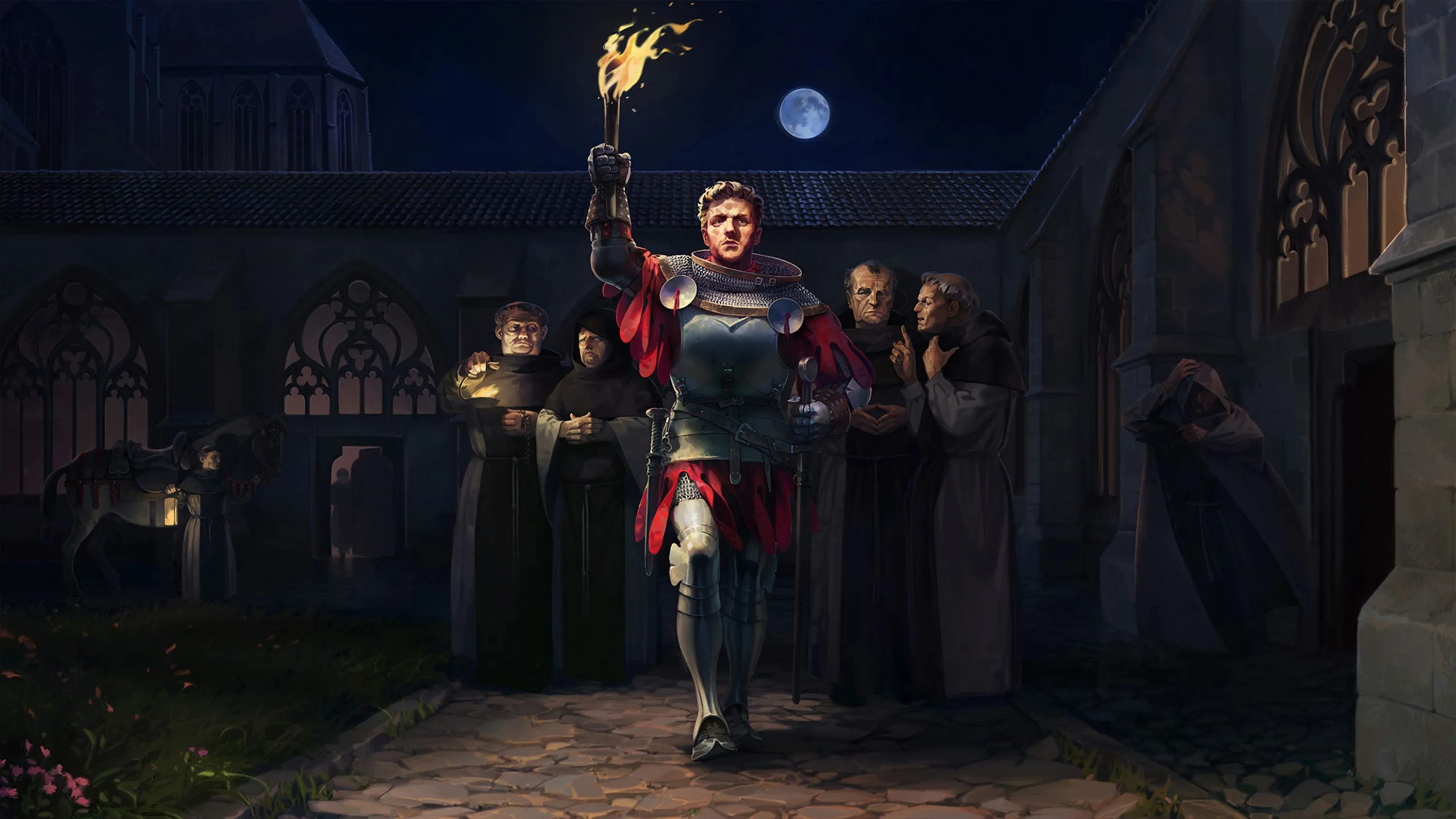Bìa thông báo DLC Mysteria Ecclesiae cho Kingdom Come: Deliverance 2