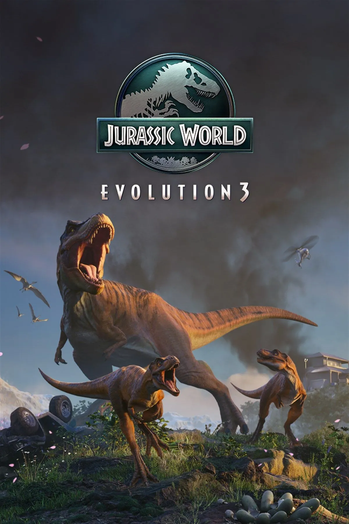 Bìa trang game Jurassic World Evolution 3 - hình ảnh tổng quan trò chơi