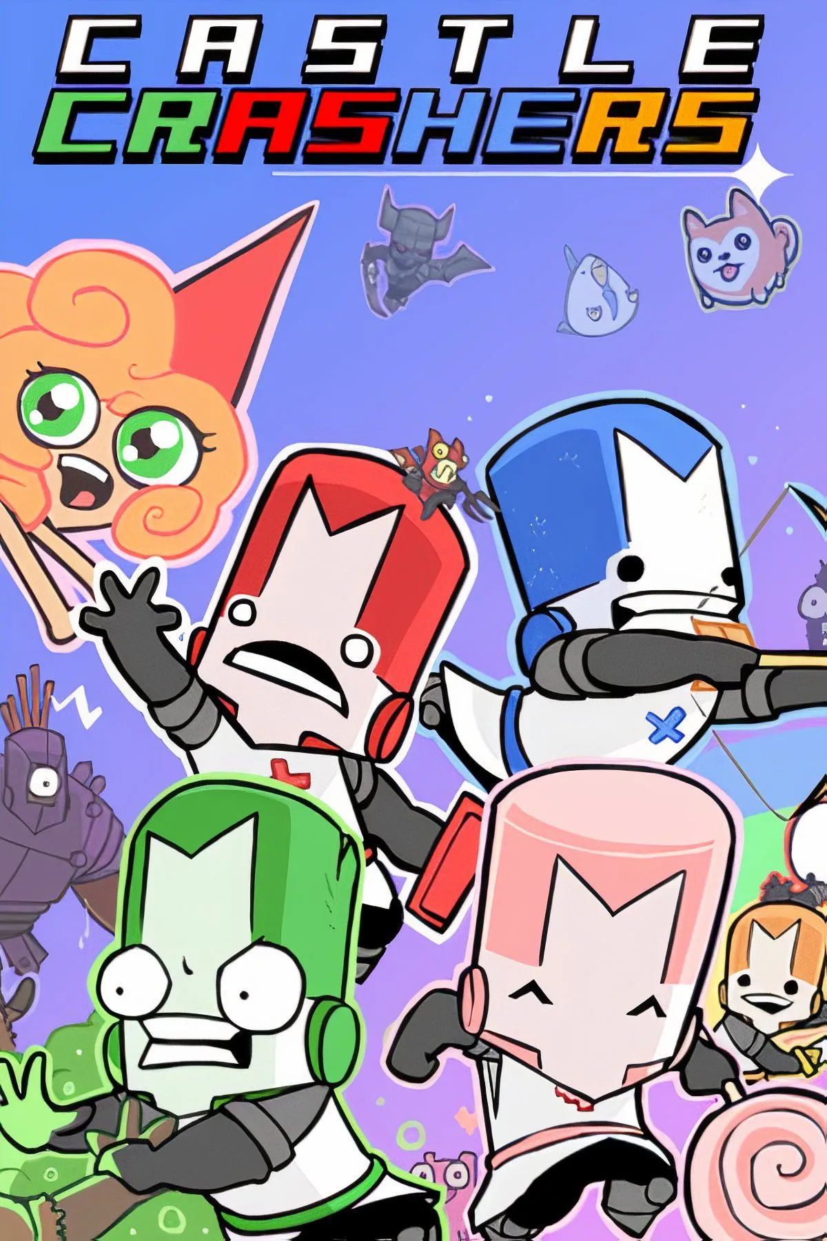 Castle Crashers — beat 'em up co-op 4 người với đồ họa tươi sáng, phù hợp party cùng bạn bè