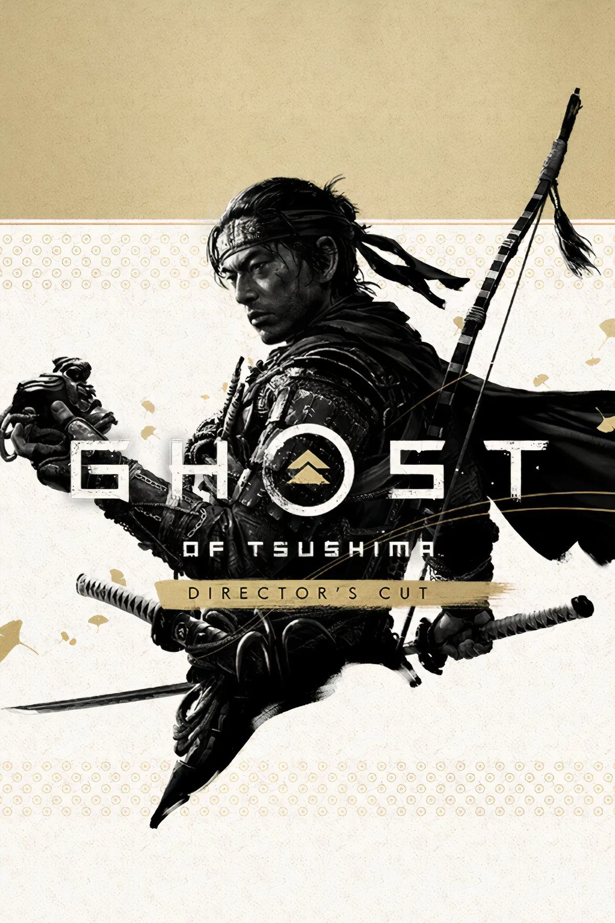 Chiến binh samurai trong Ghost of Tsushima giữa phong cảnh thiên nhiên rực rỡ và chiến đấu đầy kịch tính