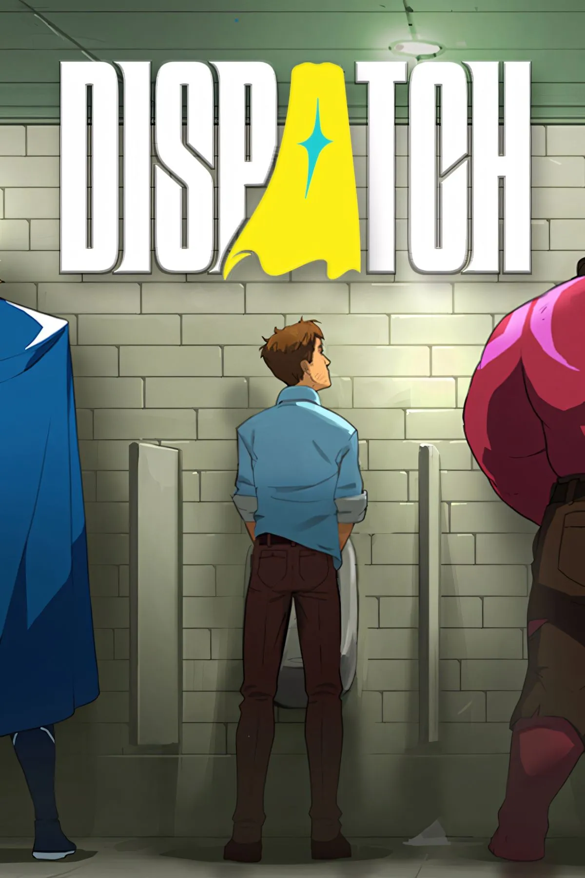 Cover art chính thức của Dispatch — phong cách nghệ thuật và tông màu của trò chơi